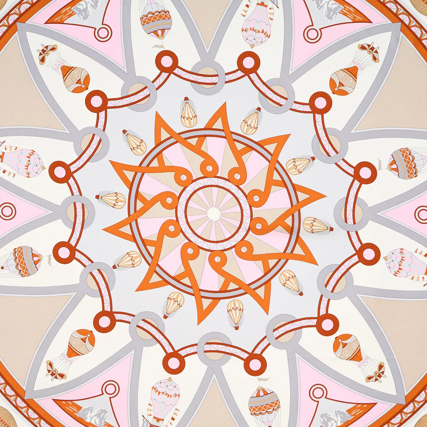 LIGHT GREY SILK SCARF 90 - Image 2