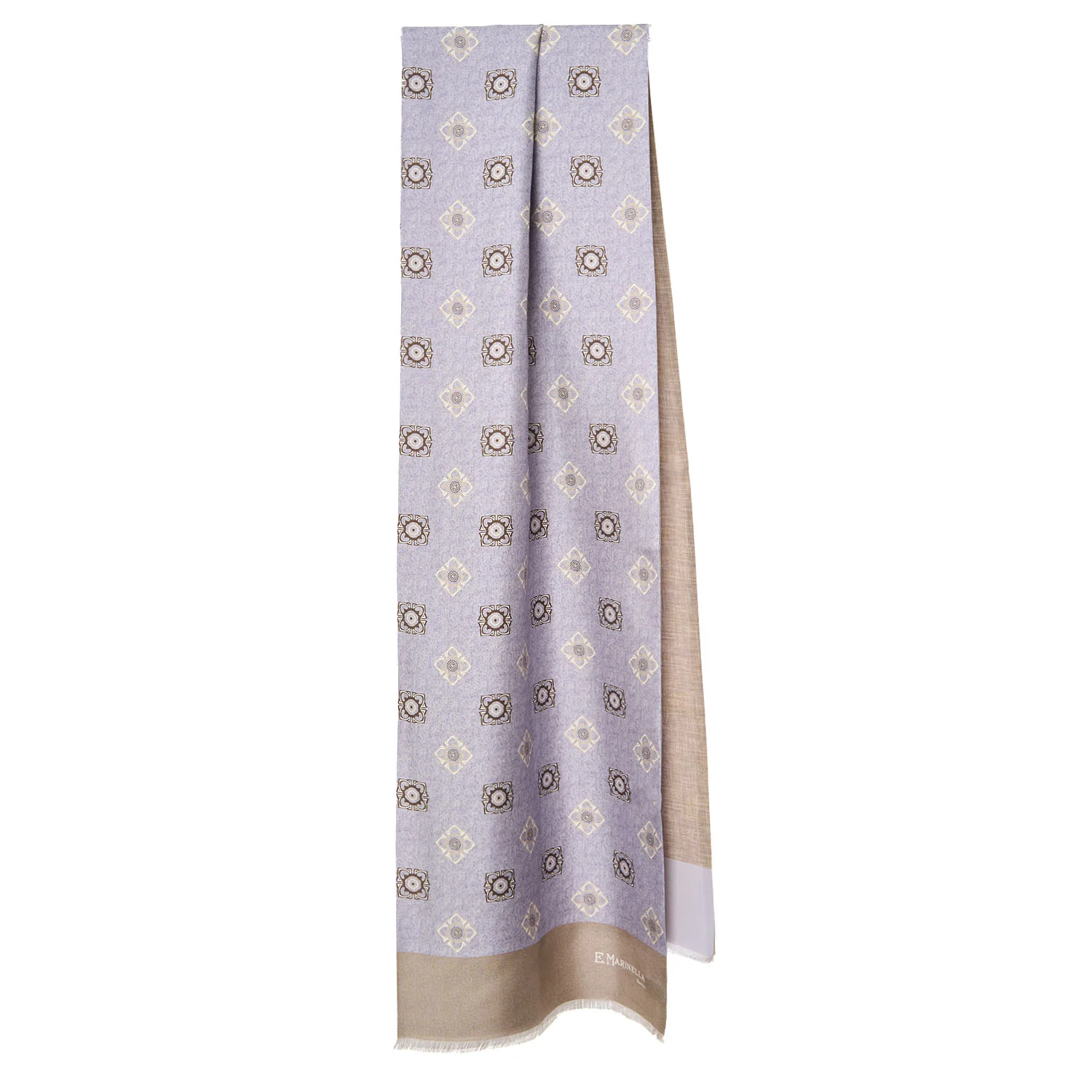 LILAC DOUBLE SILK SCARF