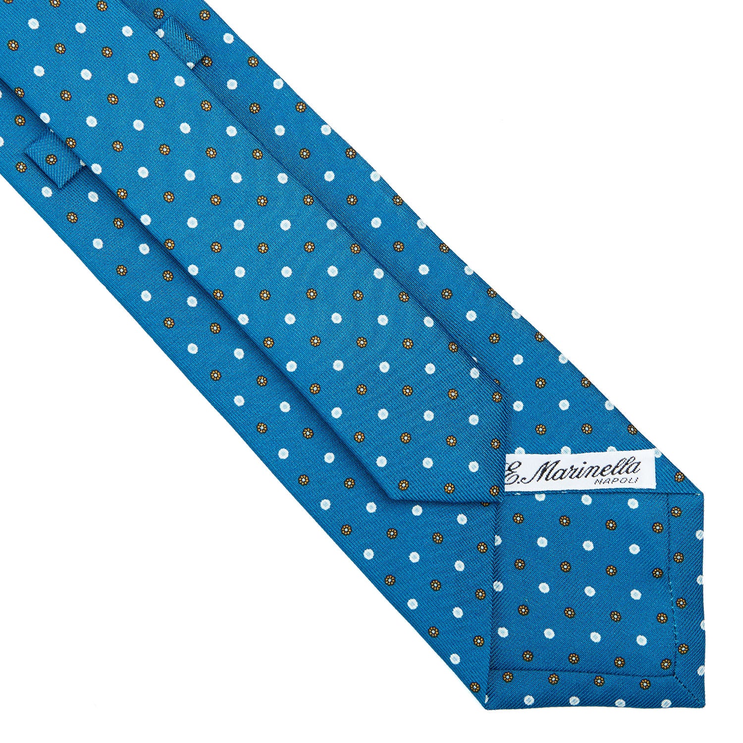 MID BLUE CLASSIC SILK TIE - Image 4