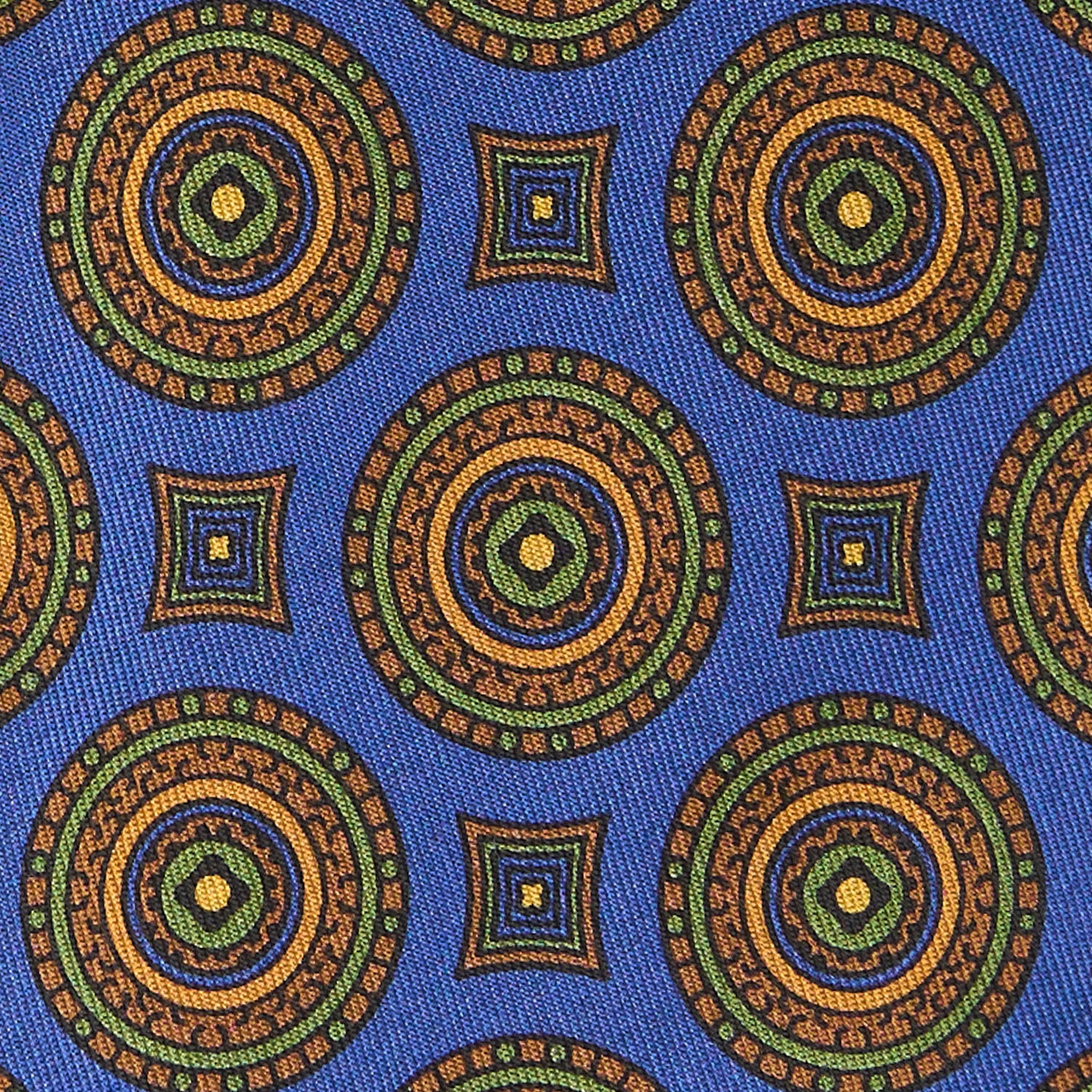 MID BLUE SILK TIE - Image 5