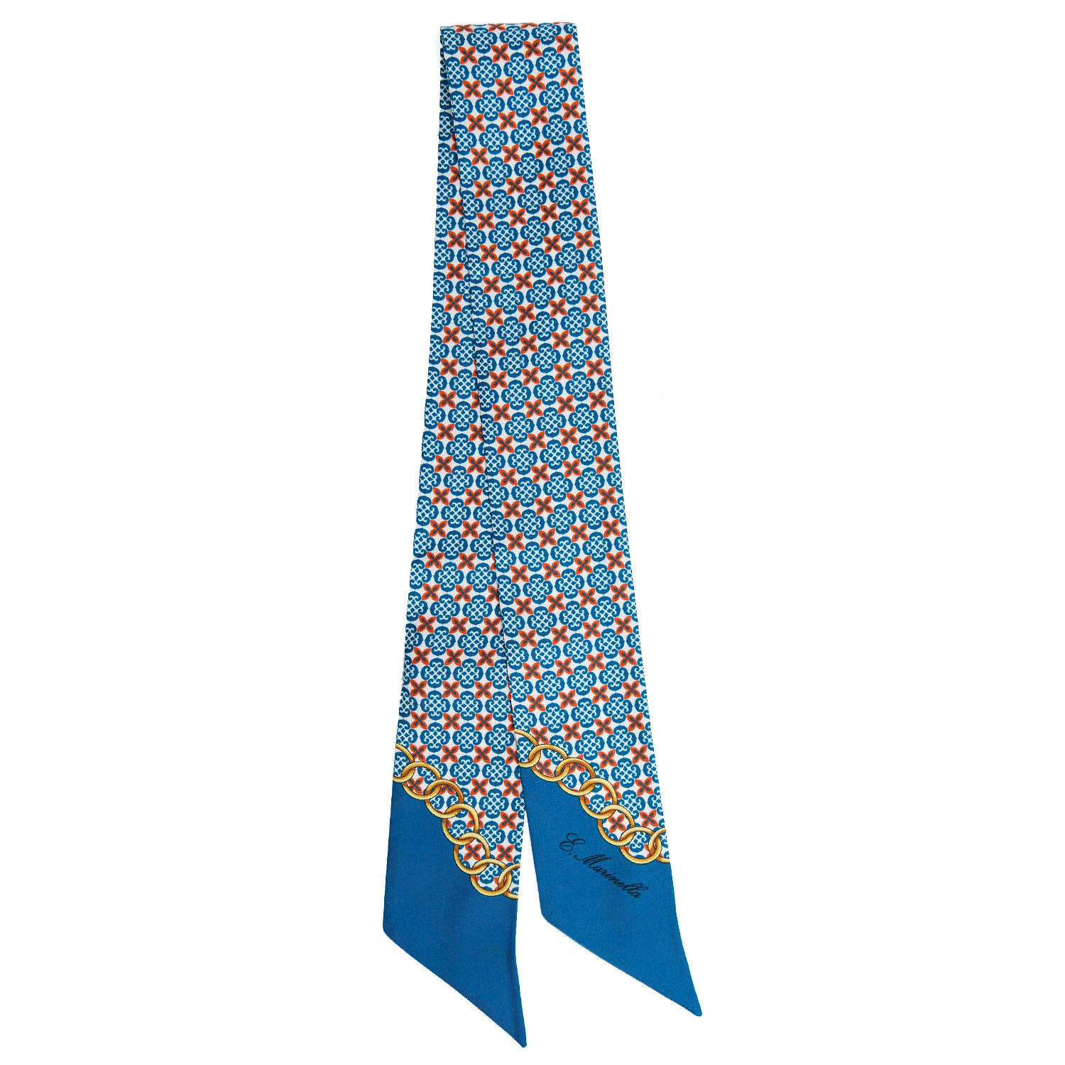MID BLUE SILK TWILLY