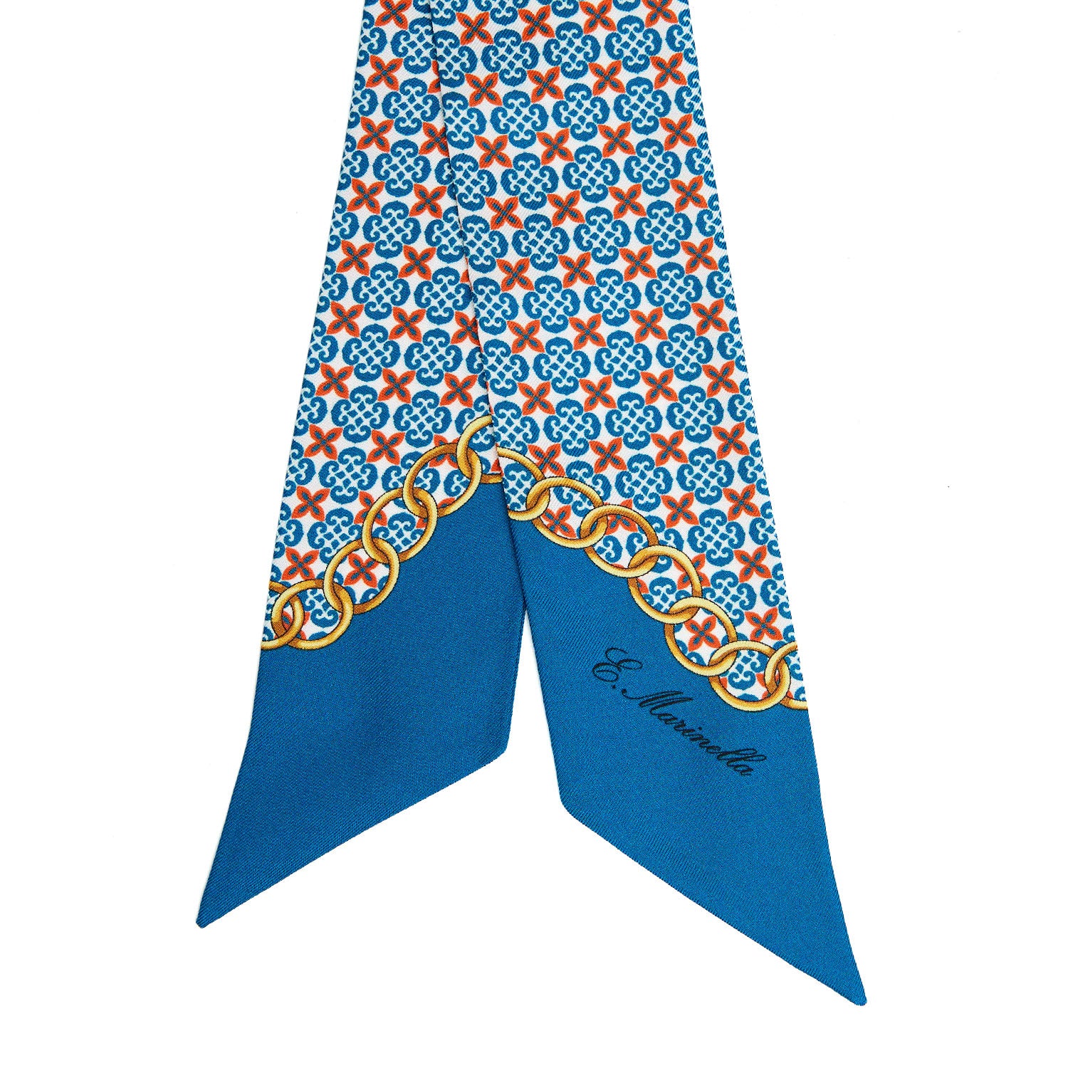 MID BLUE SILK TWILLY - Image 2