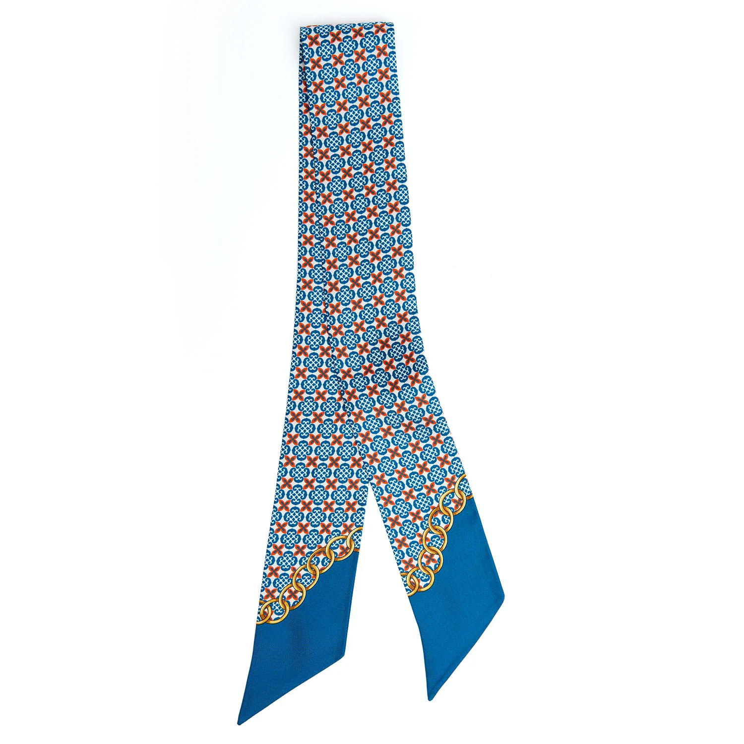 MID BLUE SILK TWILLY - Image 3
