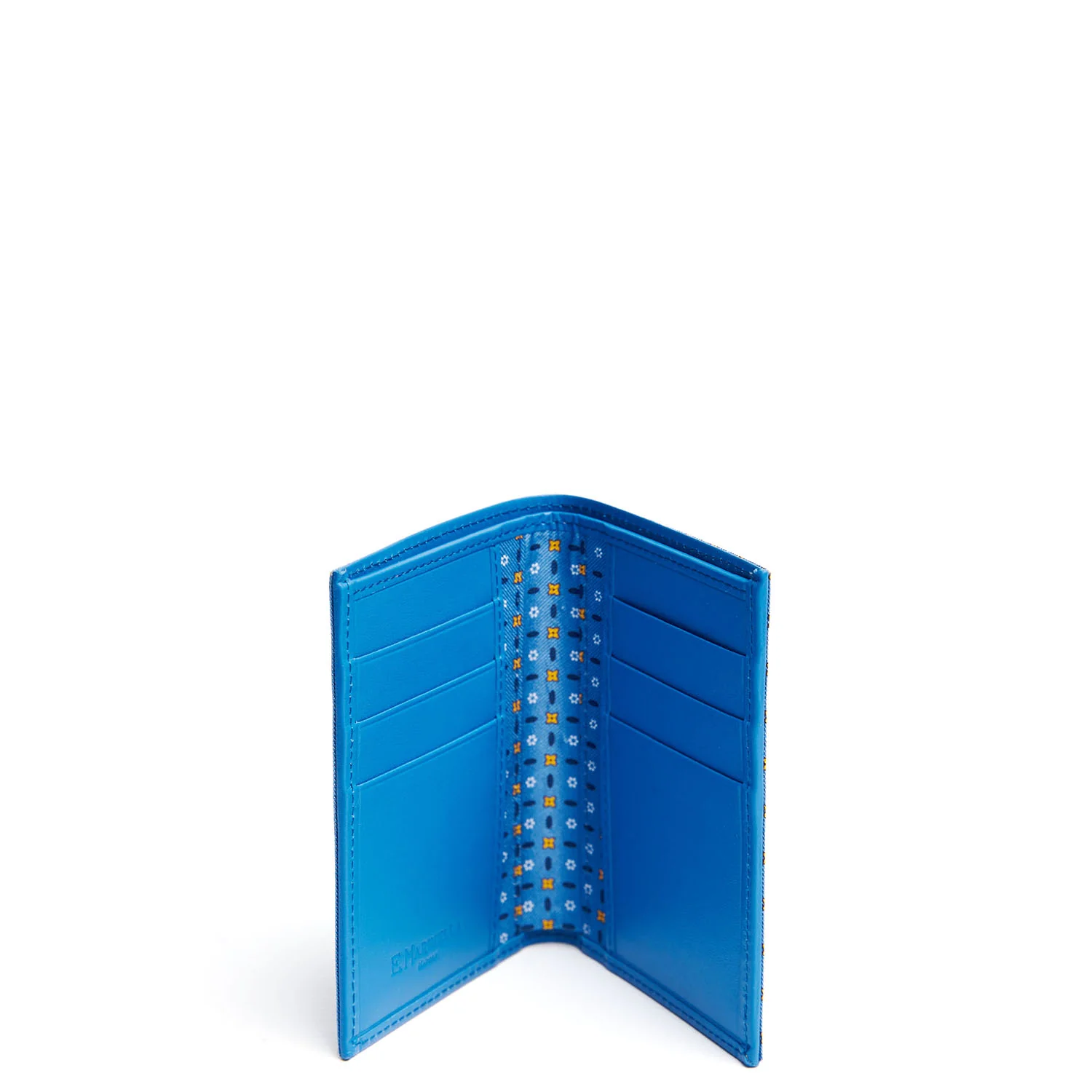 MID BLUE VERTICAL WALLET - Image 2