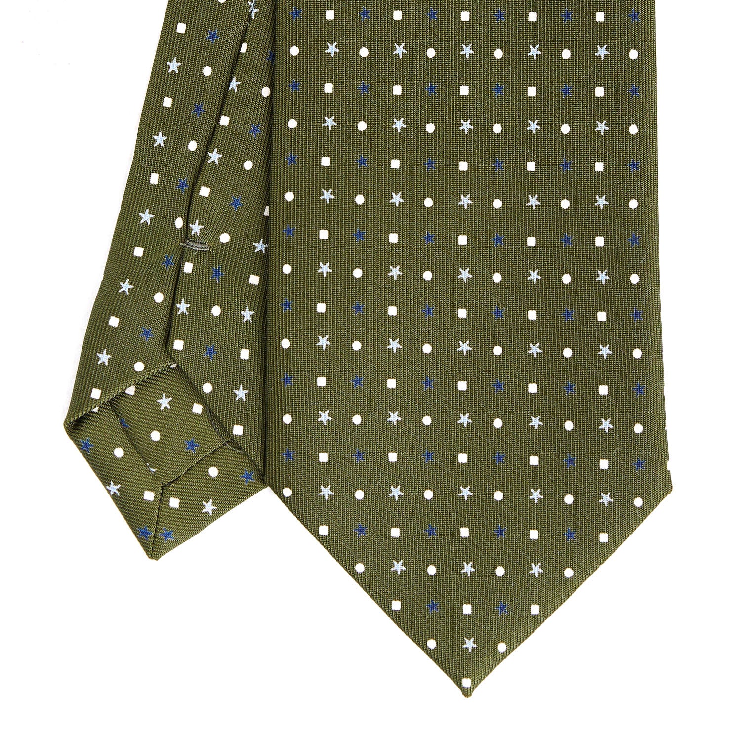 OLIVE GREEN CLASSIC SILK TIE