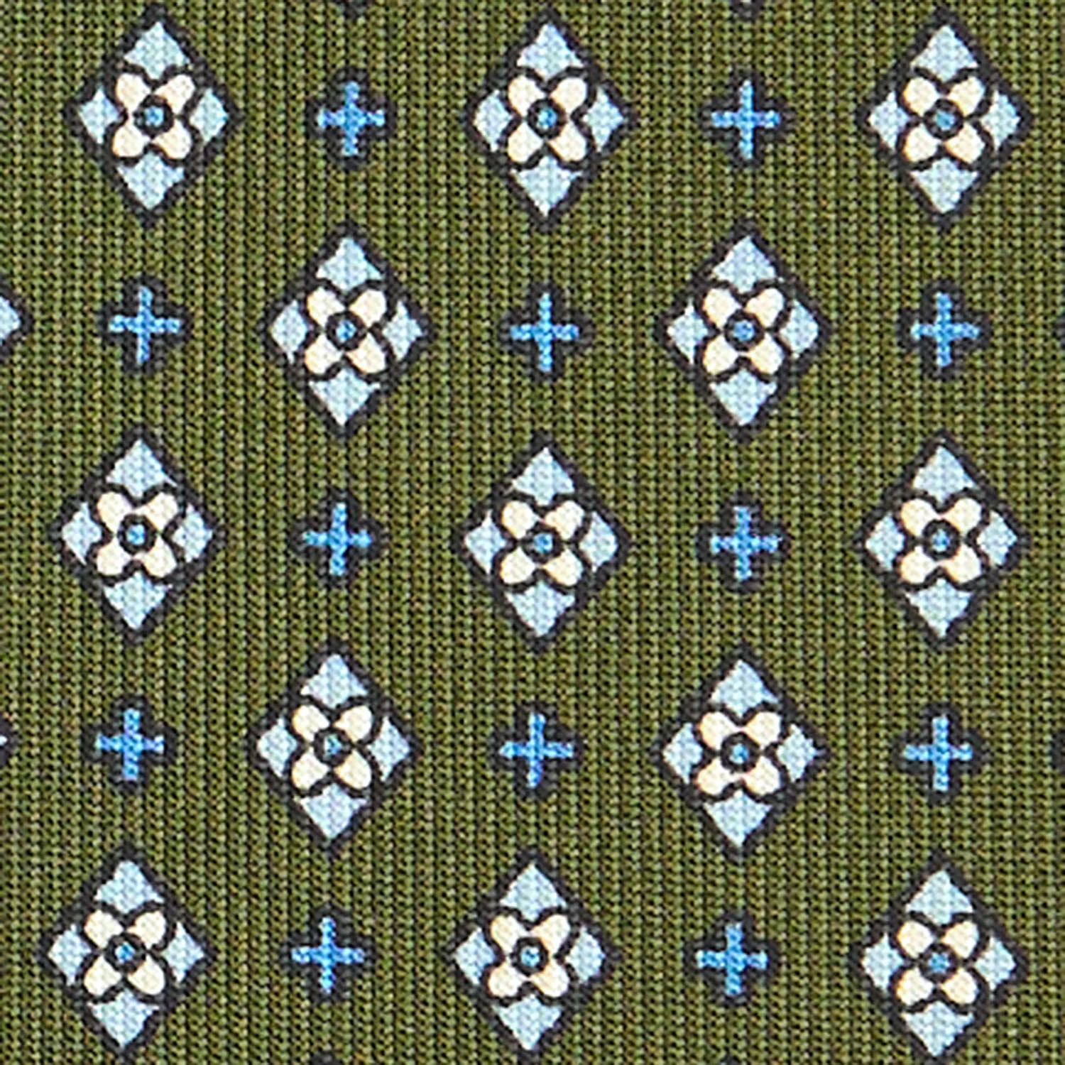 OLIVE GREEN CLASSIC SILK TIE - Image 5