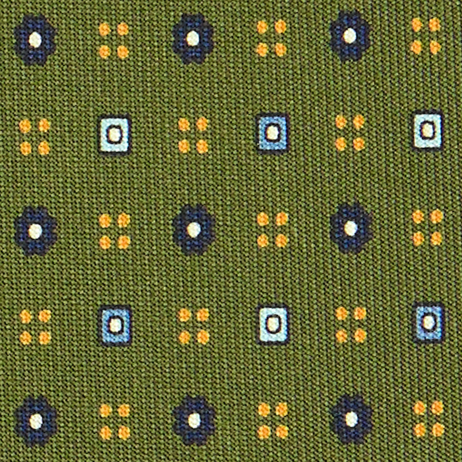 OLIVE GREEN CLASSIC SILK TIE - Image 5