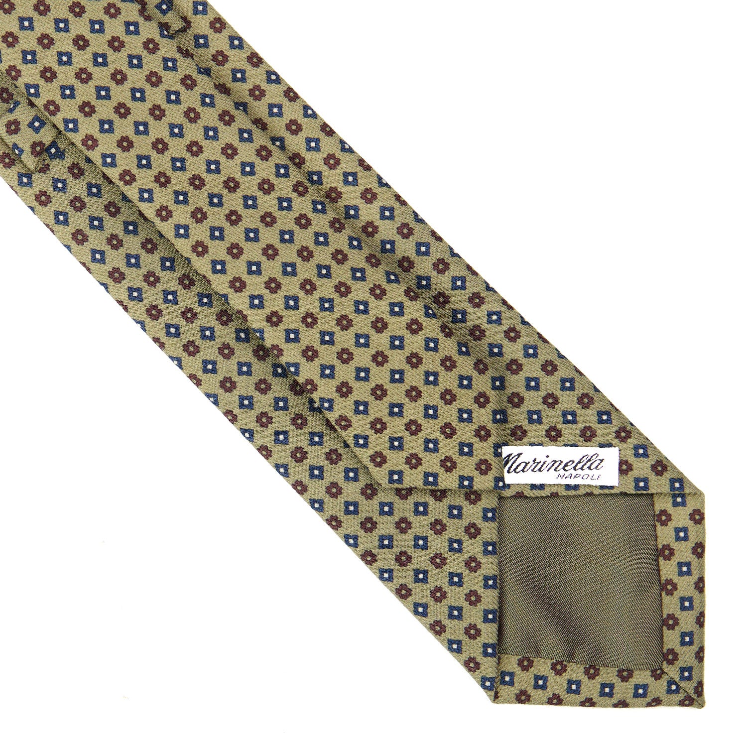 OLIVE GREEN CLASSIC WOOL TIE - Image 4