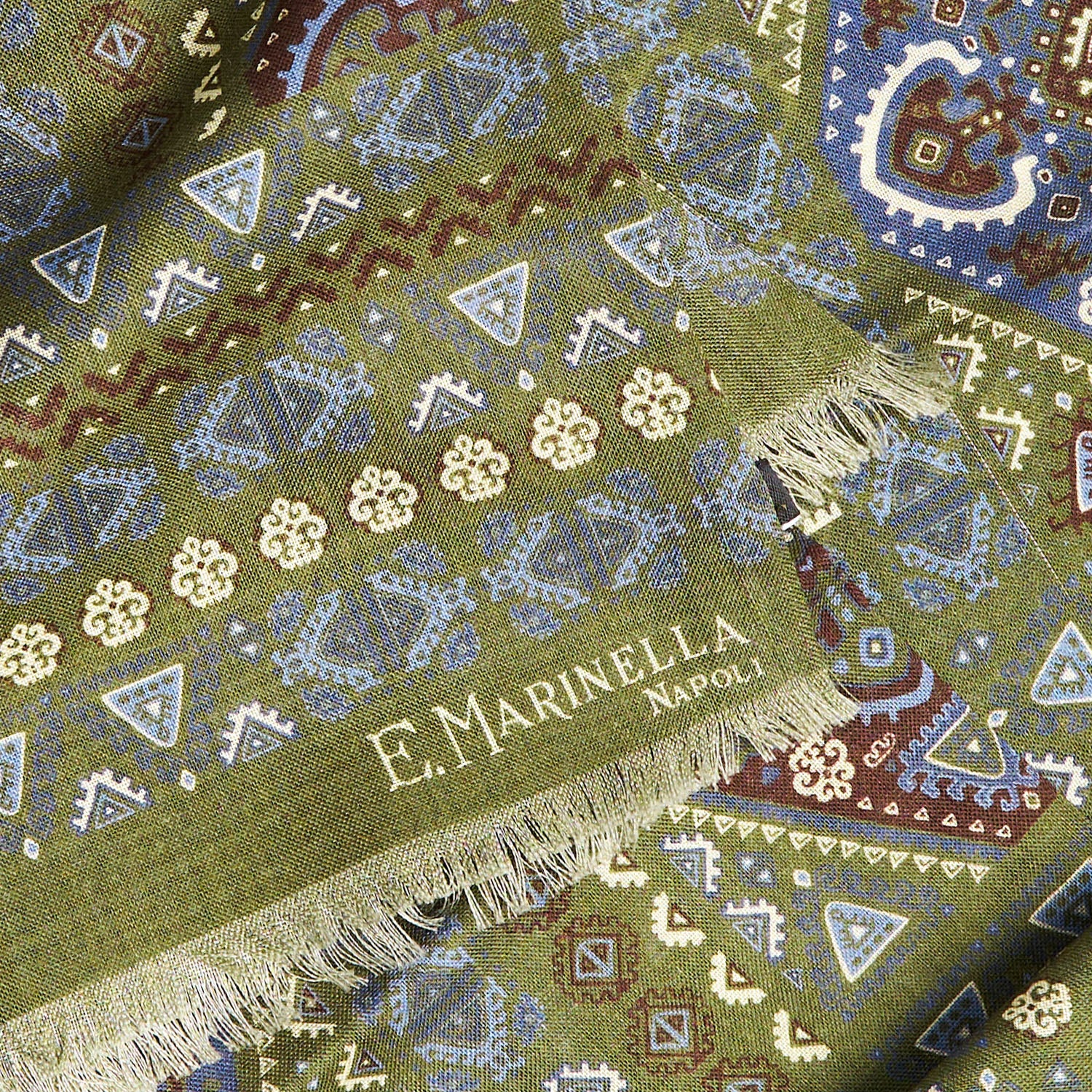 OLIVE GREEN TUBOLAR SCARF - Image 4