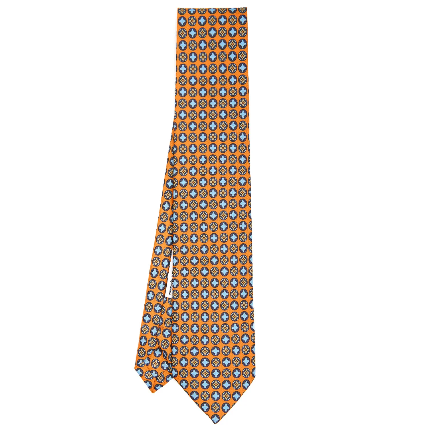 ORANGE SILK TIE - Image 2