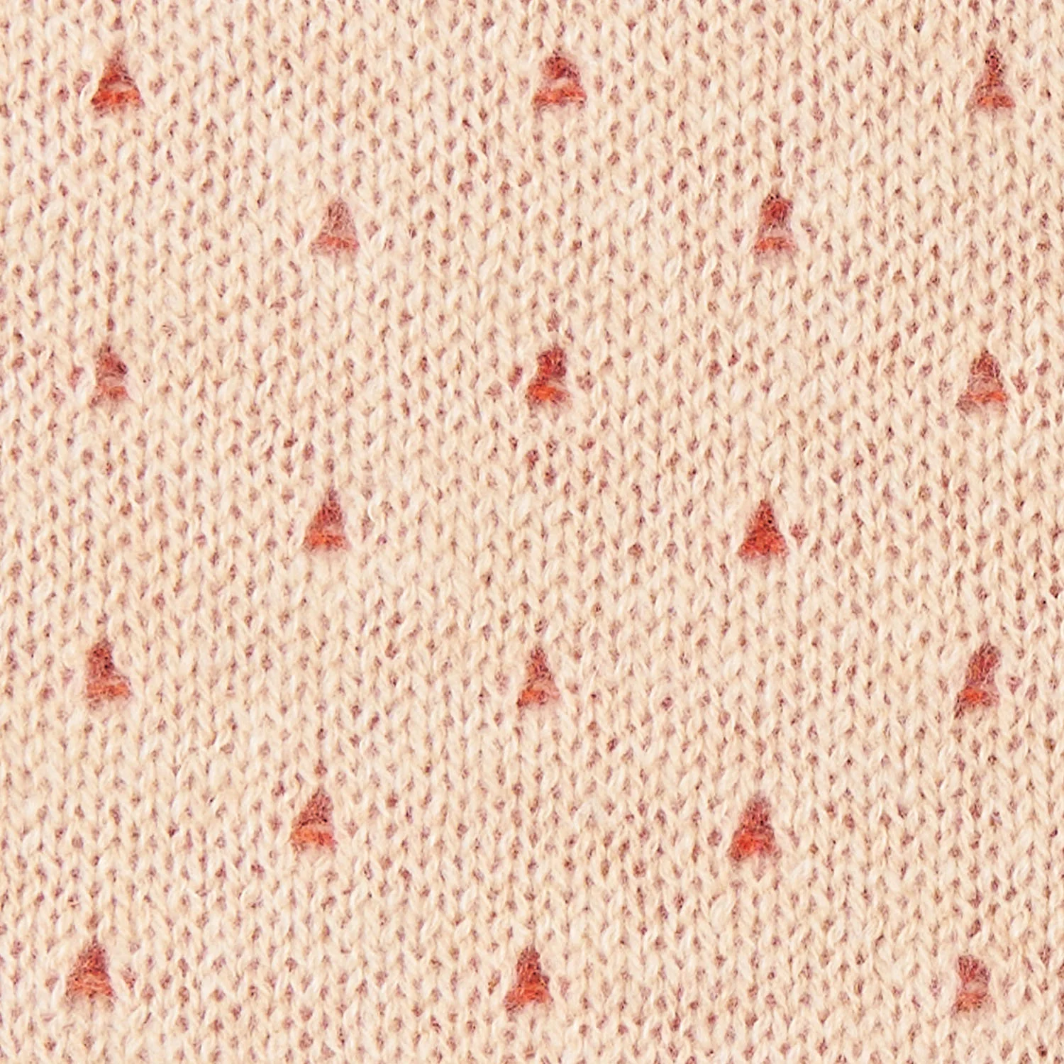 ORANGE AND BEIGE CASHMERE NECK WARMER - Image 2