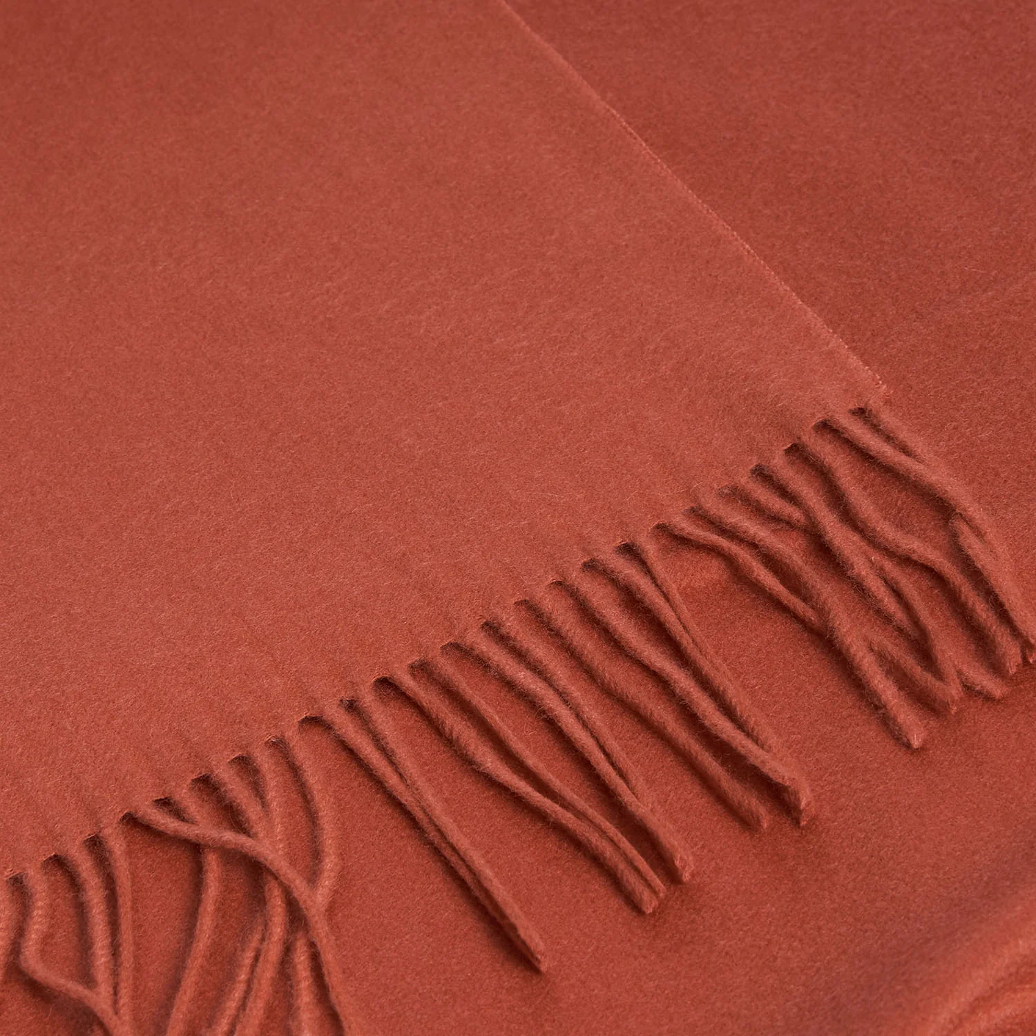 ORANGE CASHMERE SCARF - Image 4