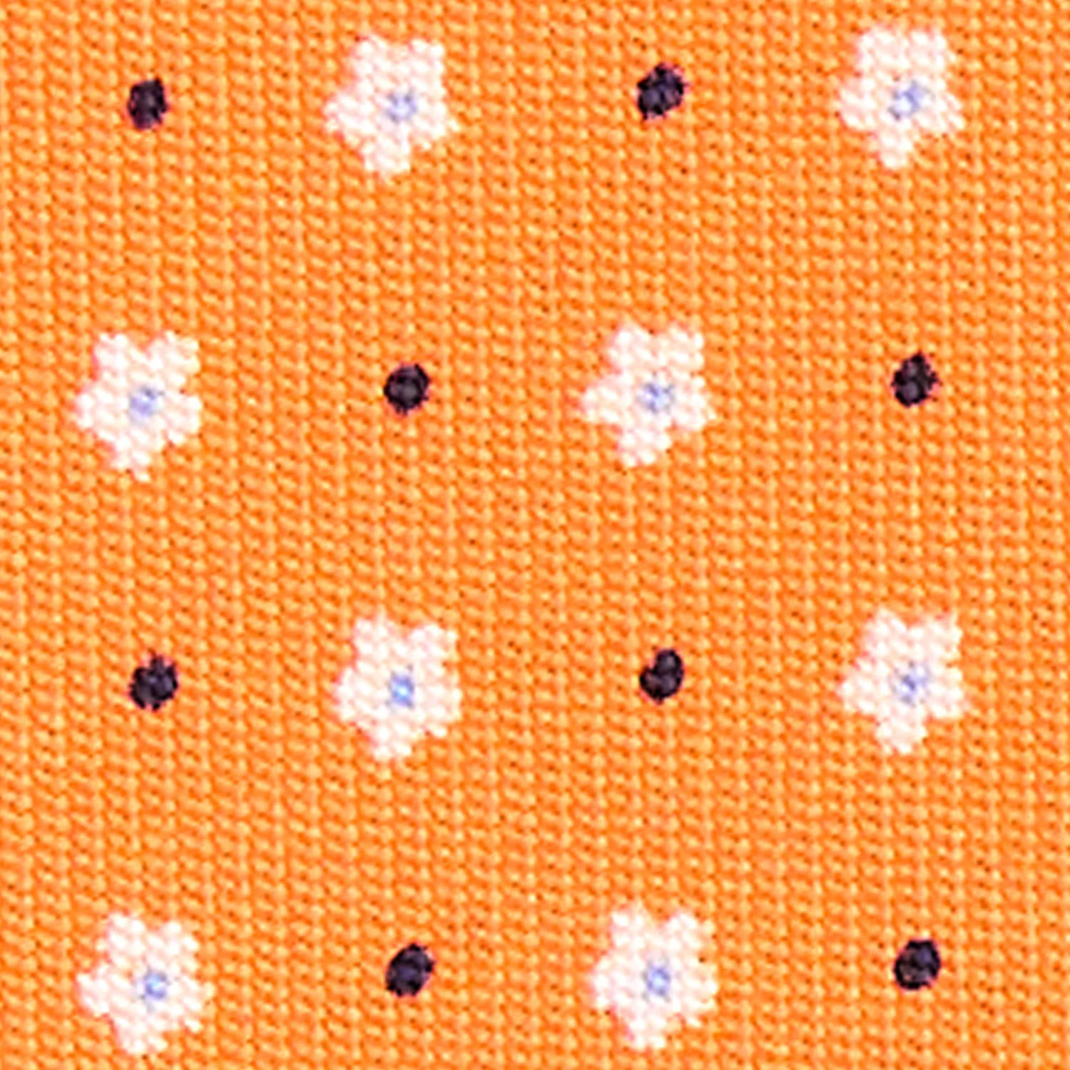 ORANGE CLASSIC SILK TIE - Image 5