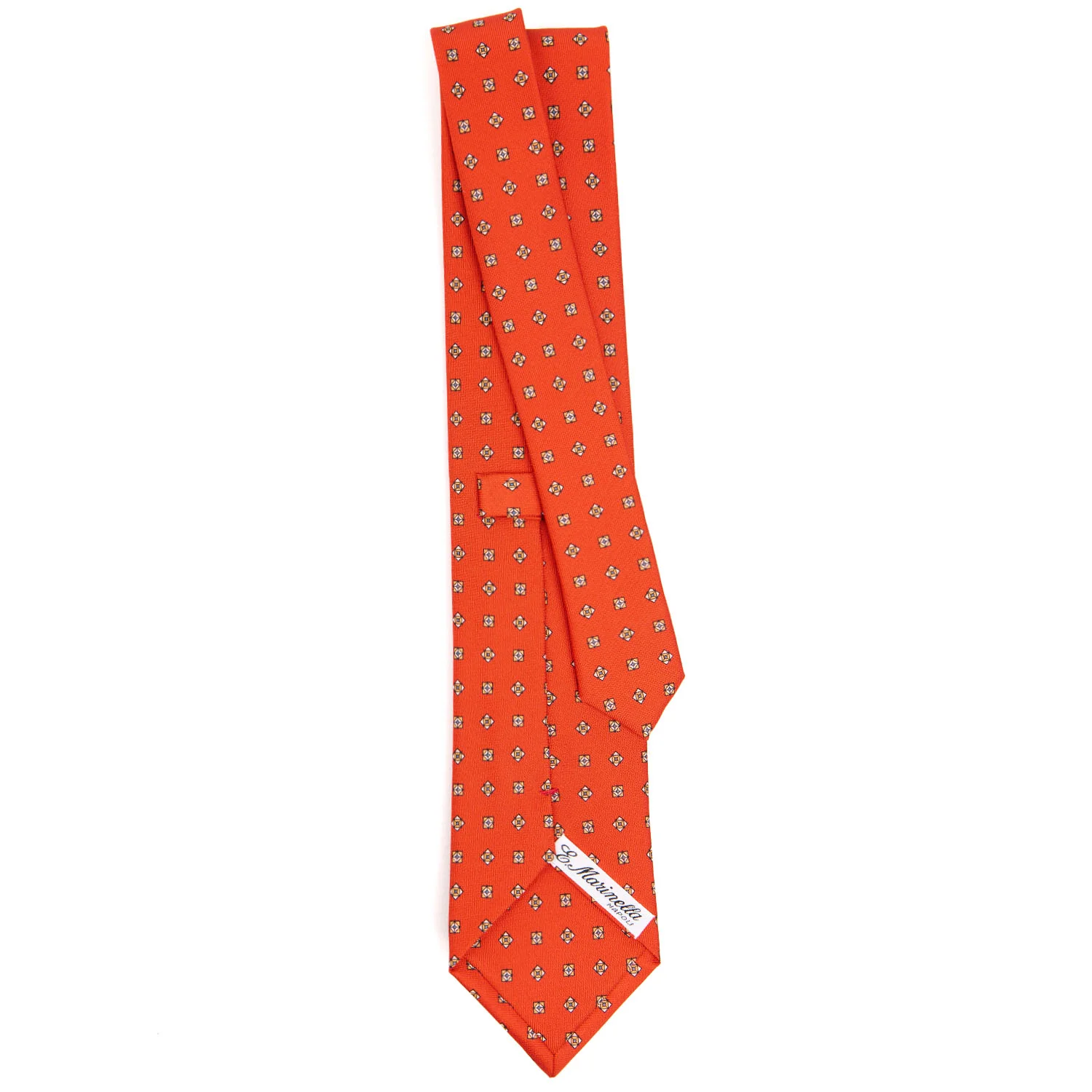 ORANGE CLASSIC SILK TIE - Image 3