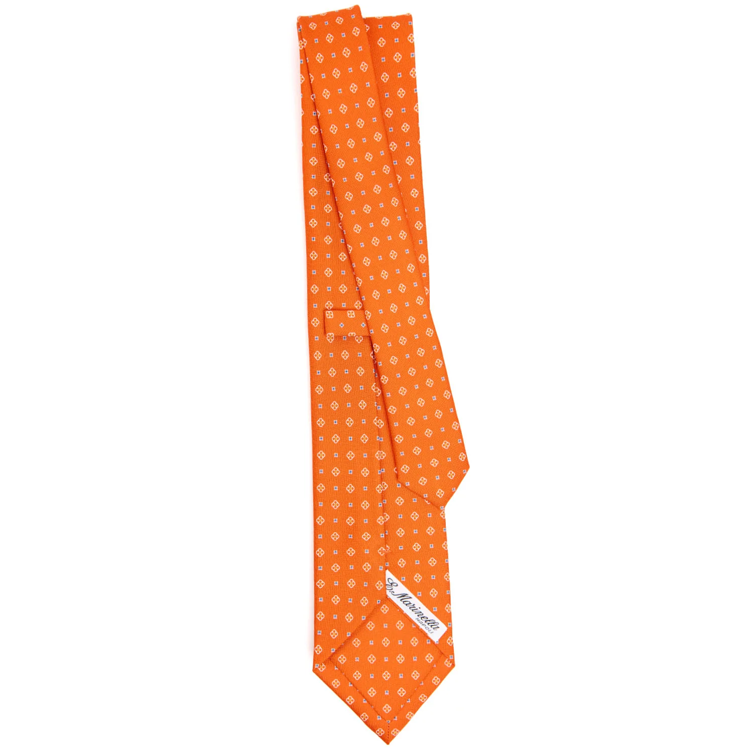 ORANGE CLASSIC SILK TIE - Image 3