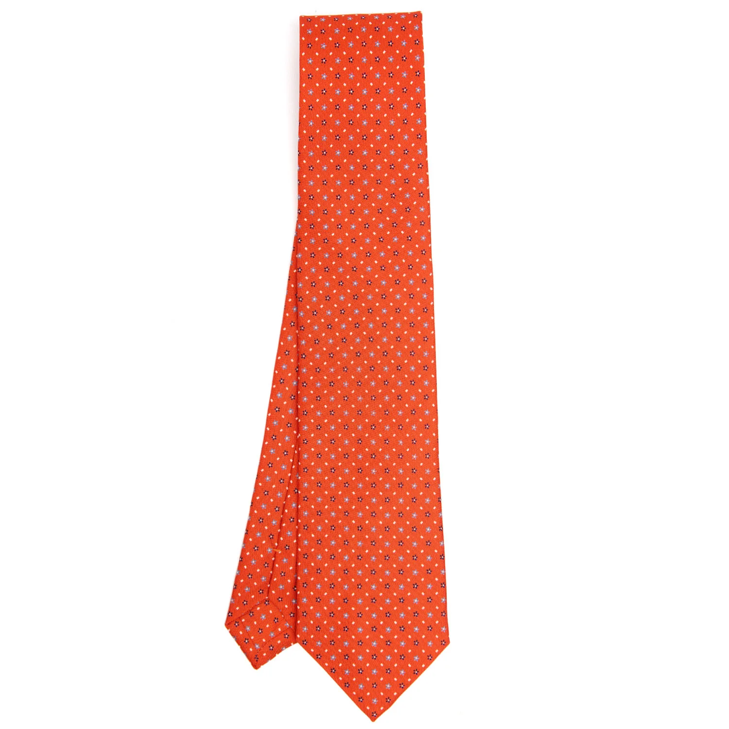 ORANGE CLASSIC SILK TIE - Image 2