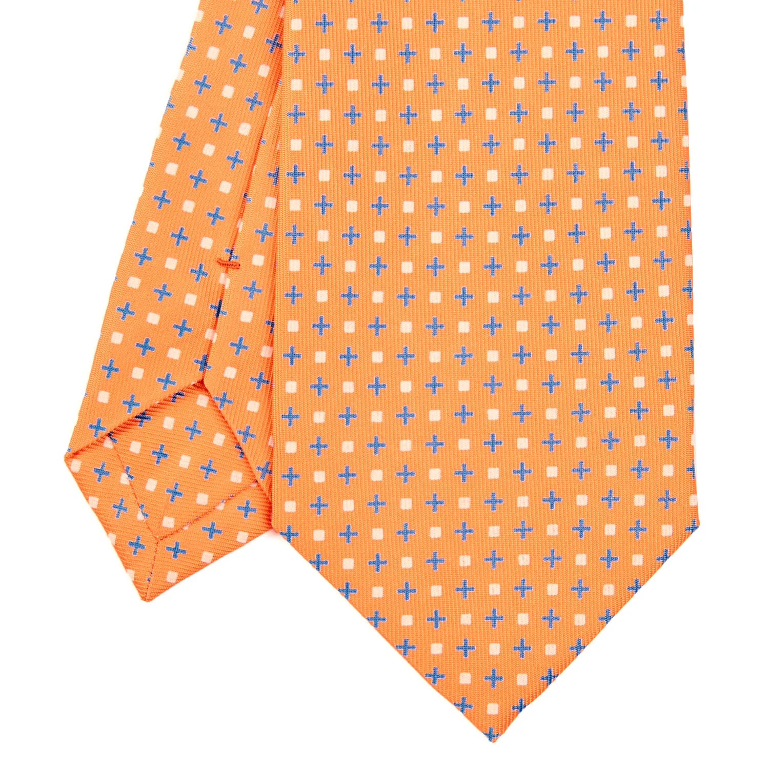 ORANGE SARTORIAL CLASSIC SILK TIE