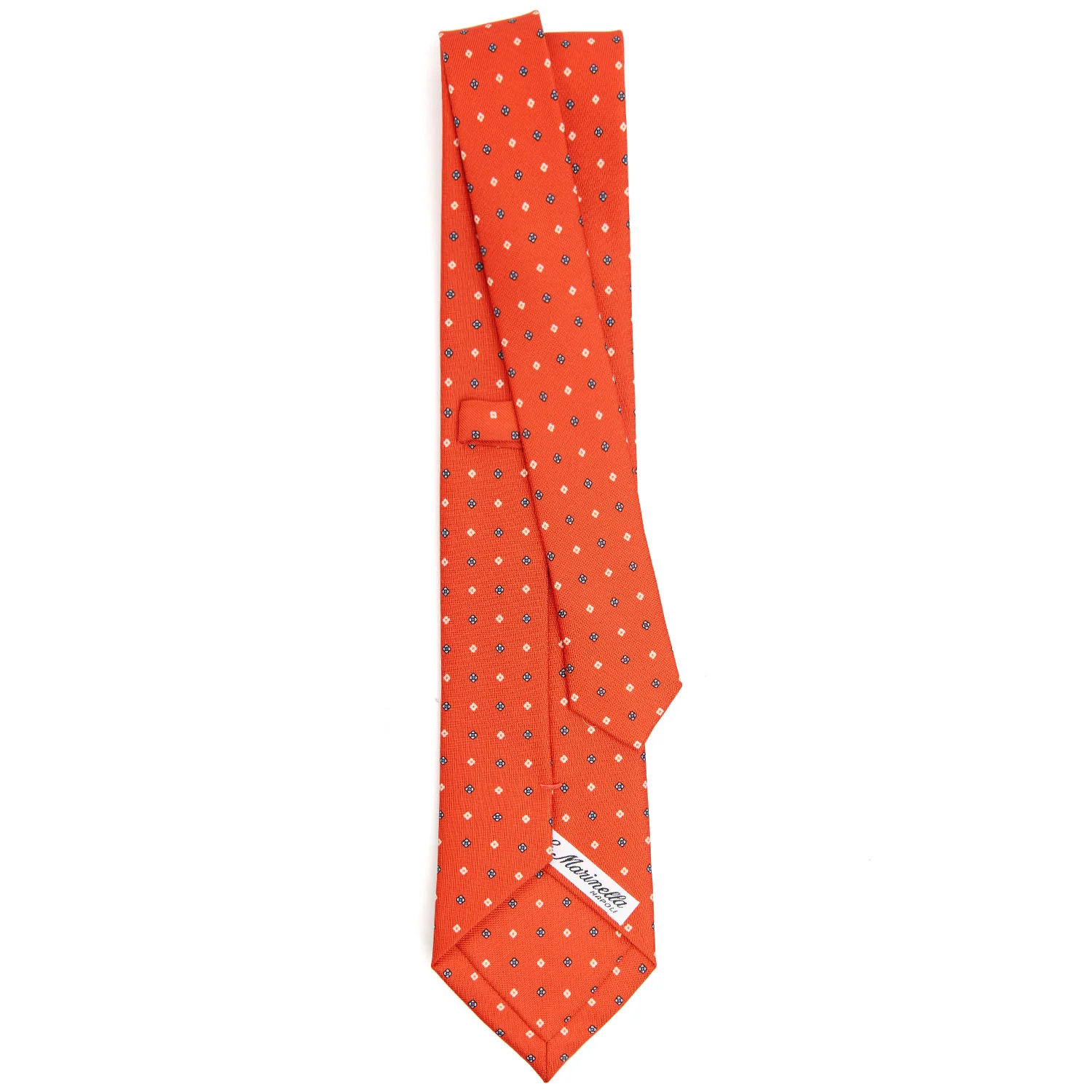 ORANGE CLASSIC SILK TIE - Image 3