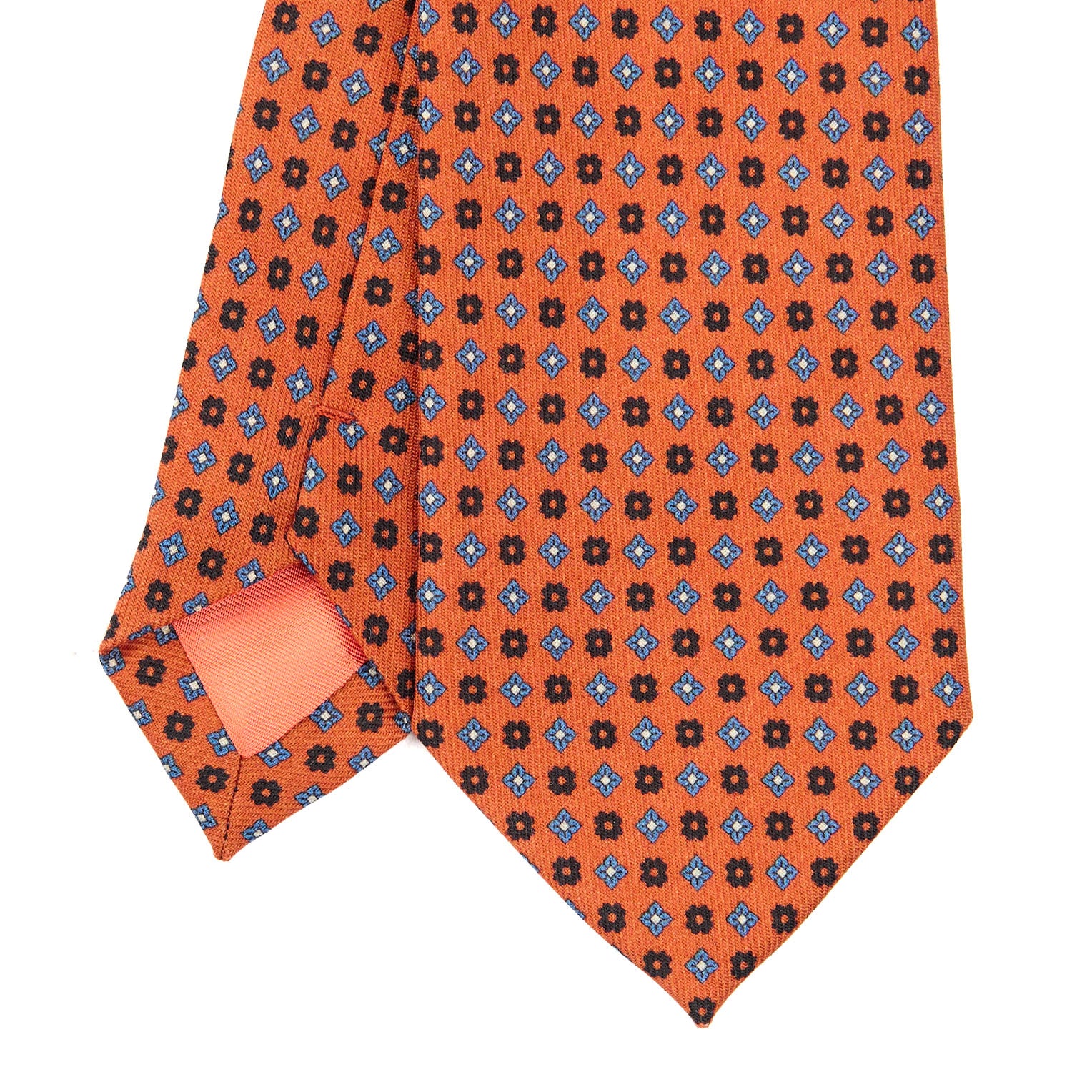 ORANGE CLASSIC WOOL TIE