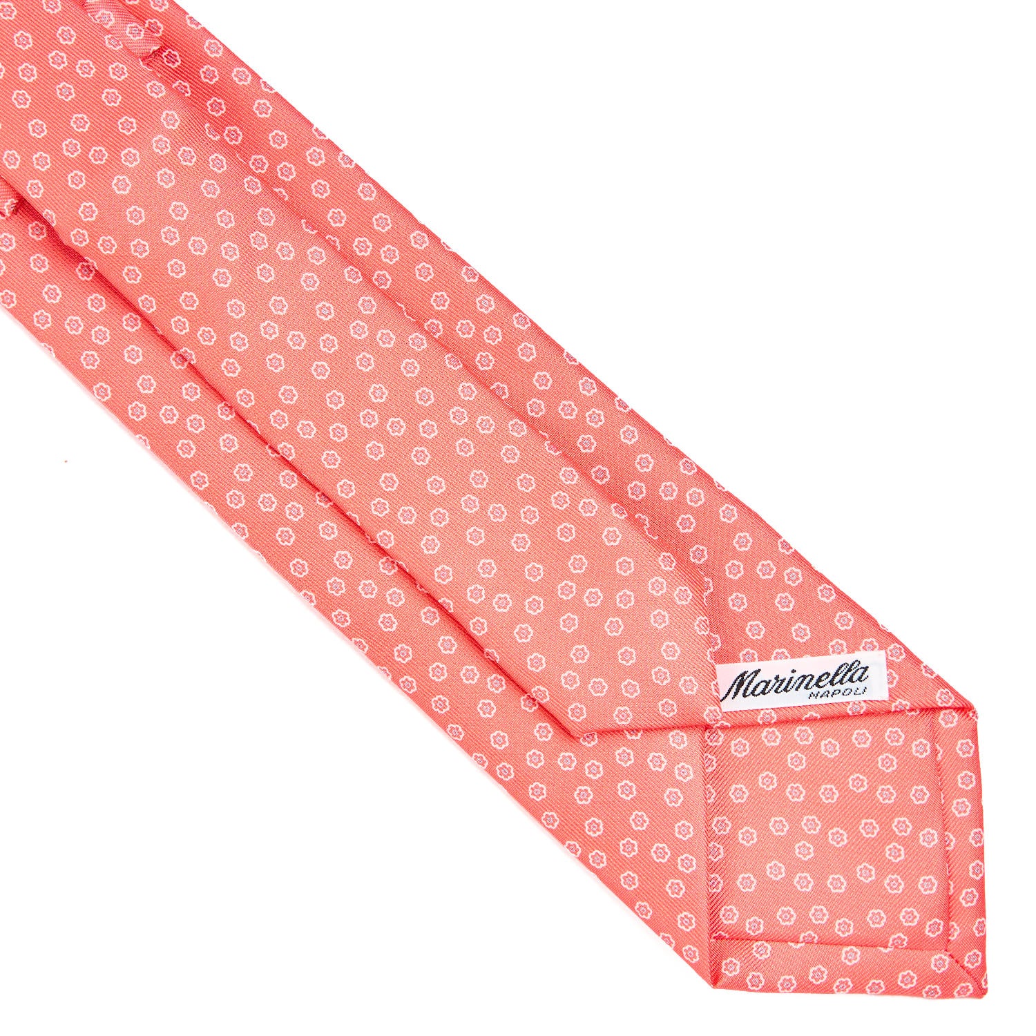 ORANGE EXTRA LONG SARTORIAL SILK TIE - Image 4