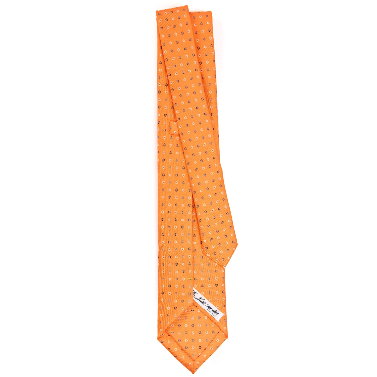 ORANGE EXTRA LONG SARTORIAL SILK TIE - Image 3