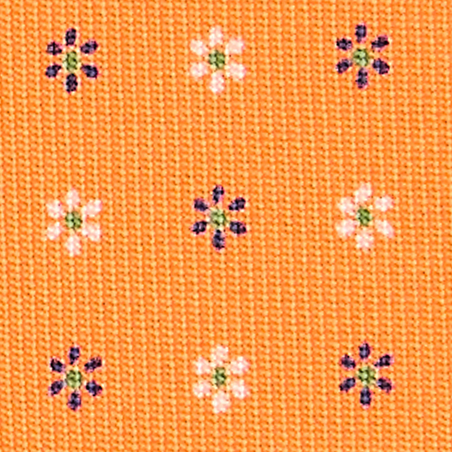 ORANGE EXTRA LONG SARTORIAL SILK TIE - Image 5
