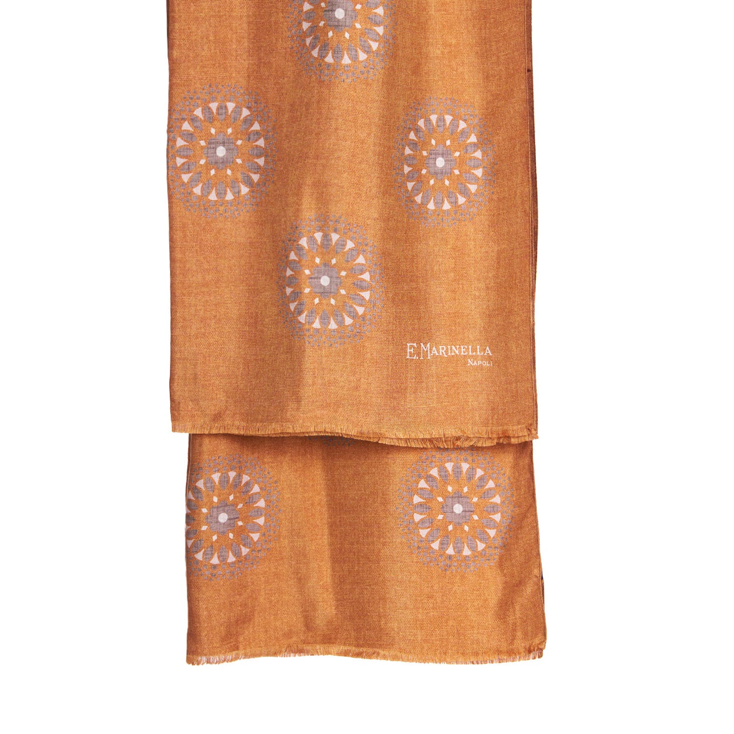 ORANGE MADDER SILK STOLE - Image 2