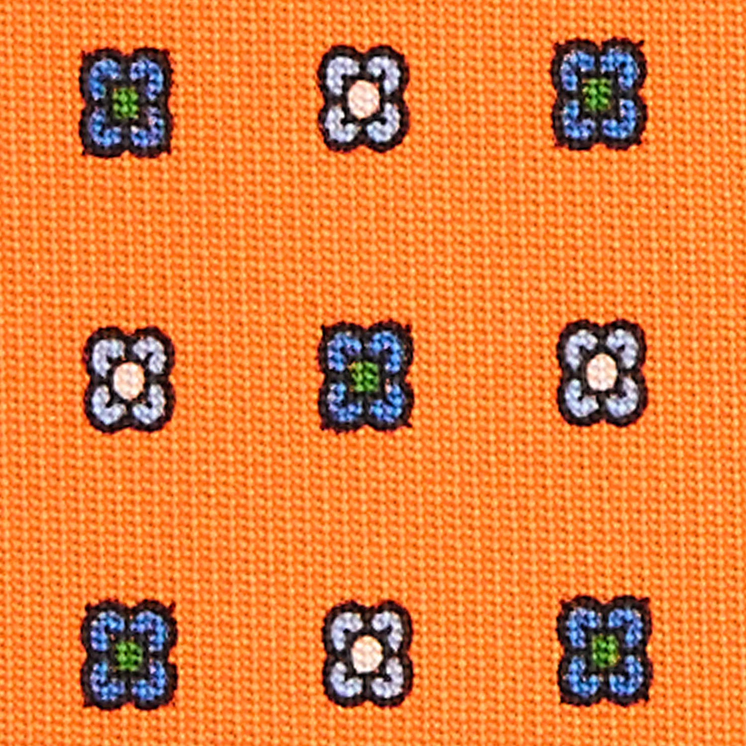 ORANGE SARTORIAL 7 CM SILK TIE - Image 5