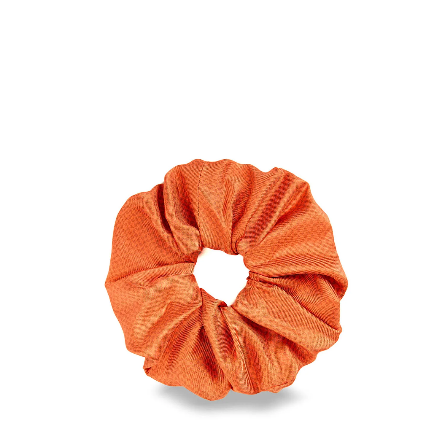 ORANGE SILK SCRUNCHIE