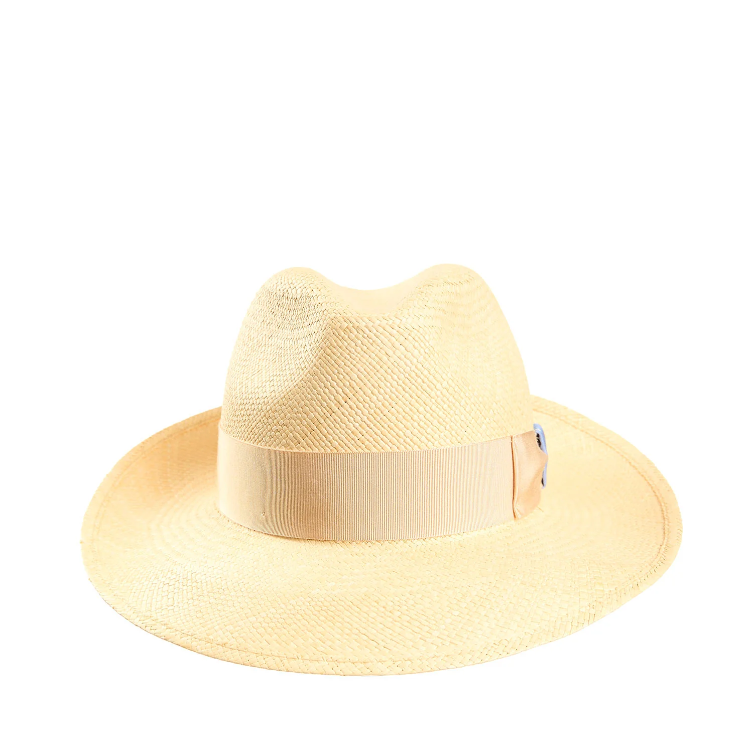 PANAMA AMEDEO MODEL WITH LIGHT BLUE SILK DETAILS, 55 CM - Image 7