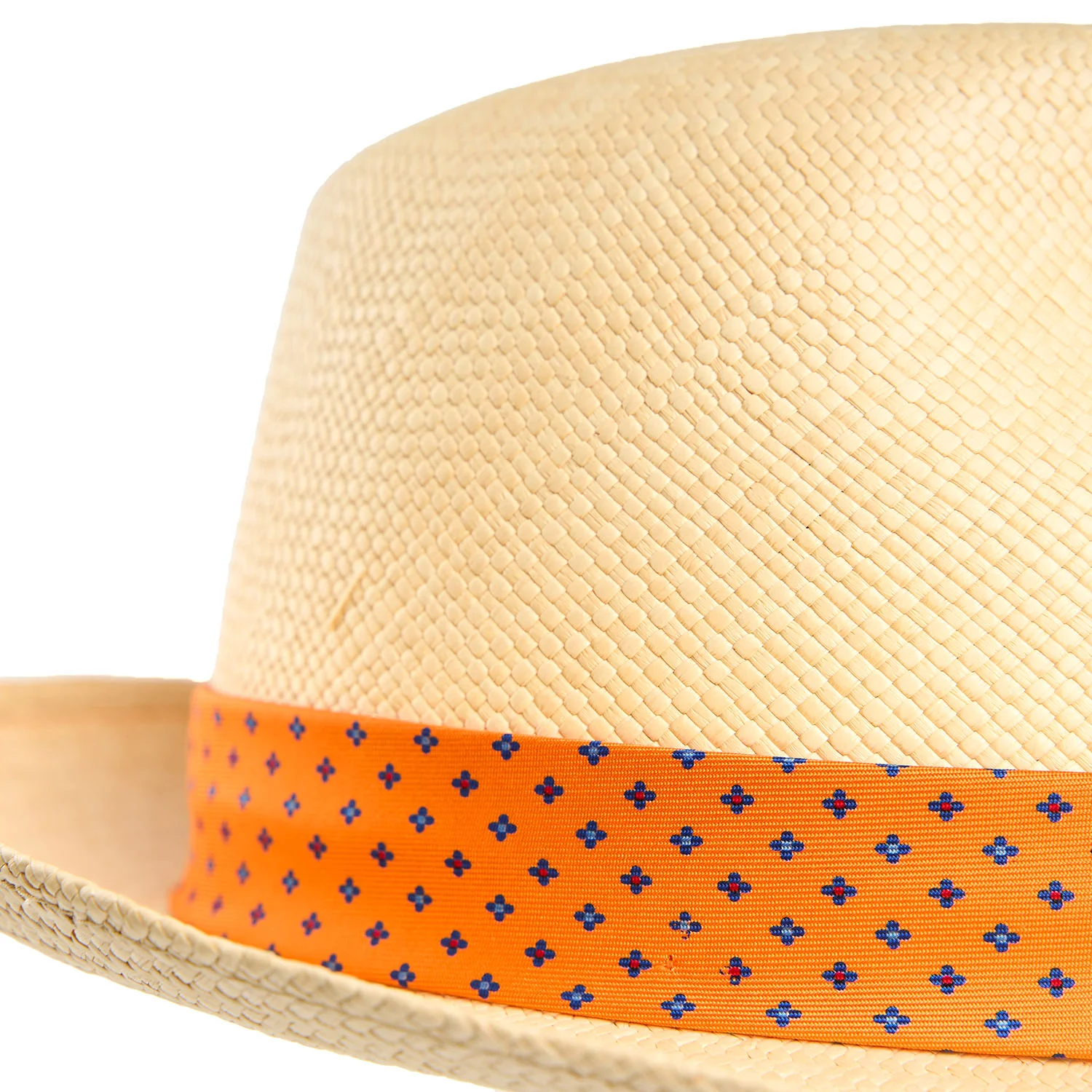 PANAMA FEDERICO MODEL WITH ORANGE SILK BAND, 60 CM - Image 4