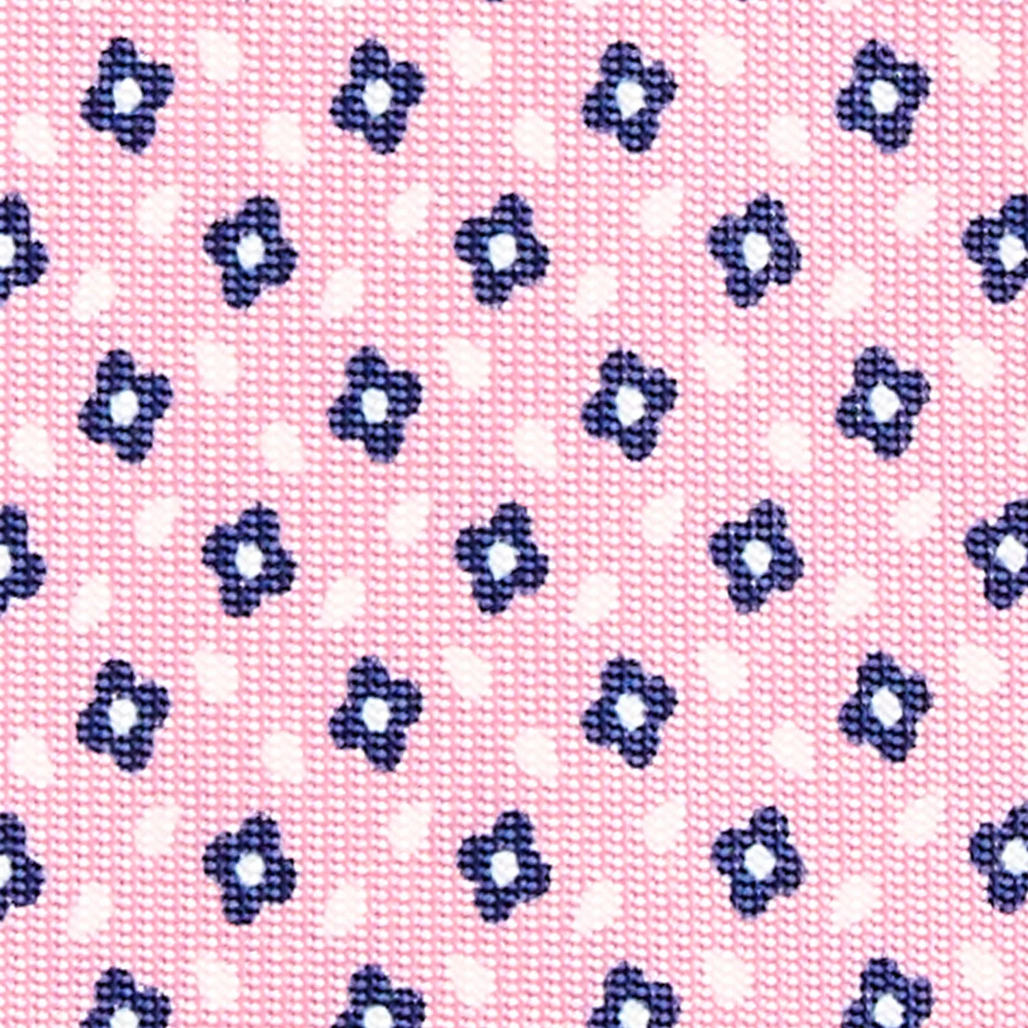 PINK 7 FOLD SARTORIAL SILK TIE - Image 4
