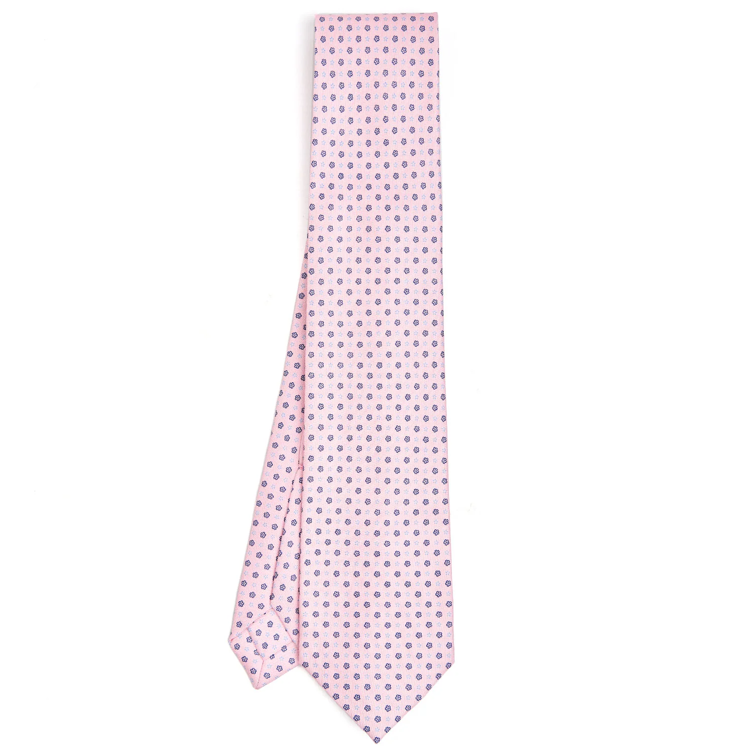 PINK 7 FOLD SARTORIAL SILK TIE - Image 2