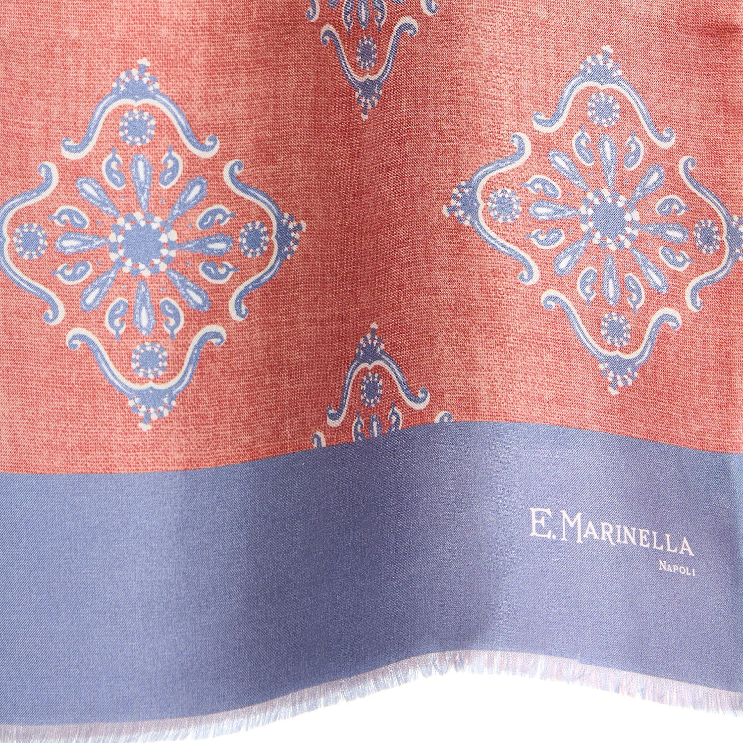 PINK DOUBLE SILK SCARF - Image 3