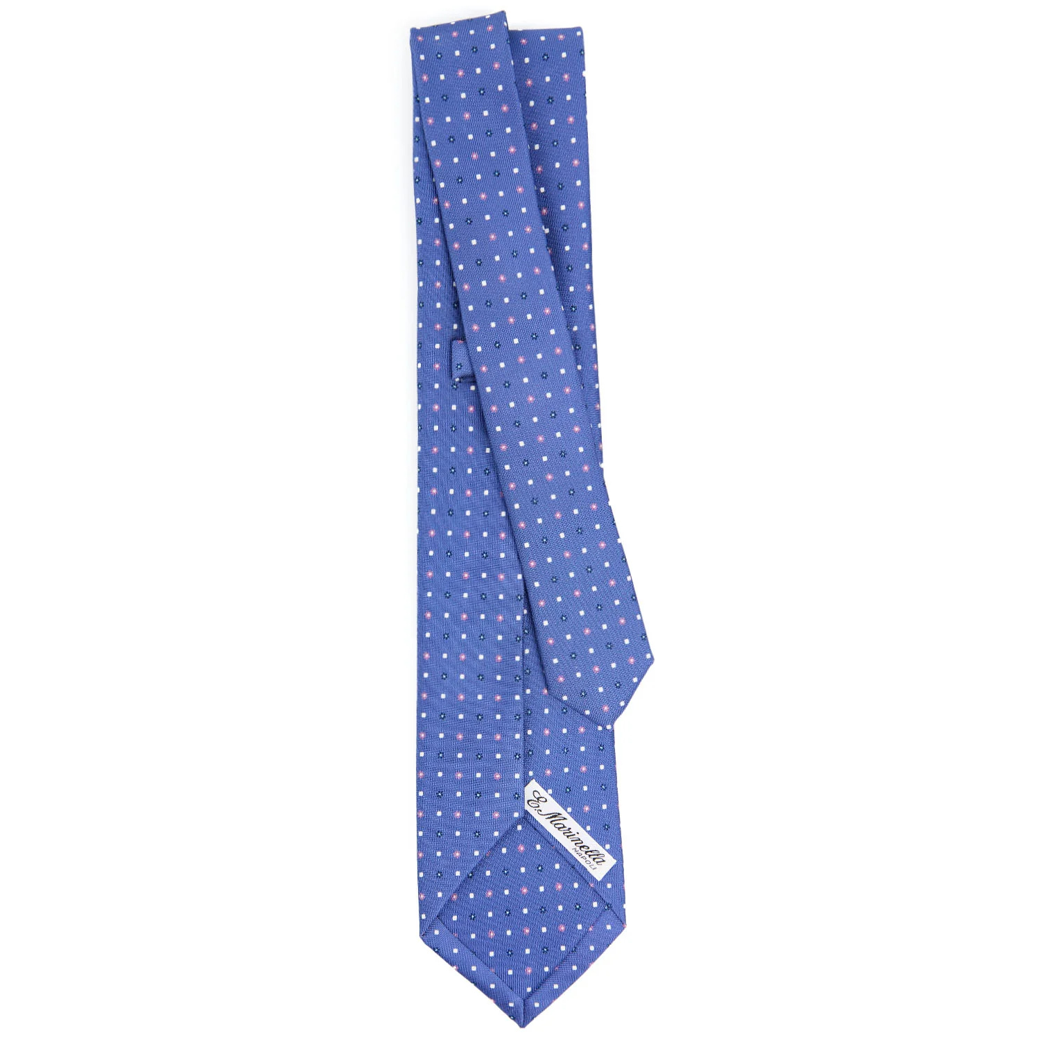 POWDER BLUE 7 FOLD SARTORIAL SILK TIE - Image 3