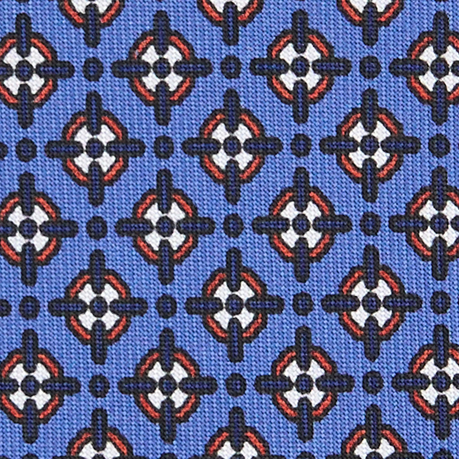 POWDER BLUE 7 FOLD SARTORIAL SILK TIE - Image 4