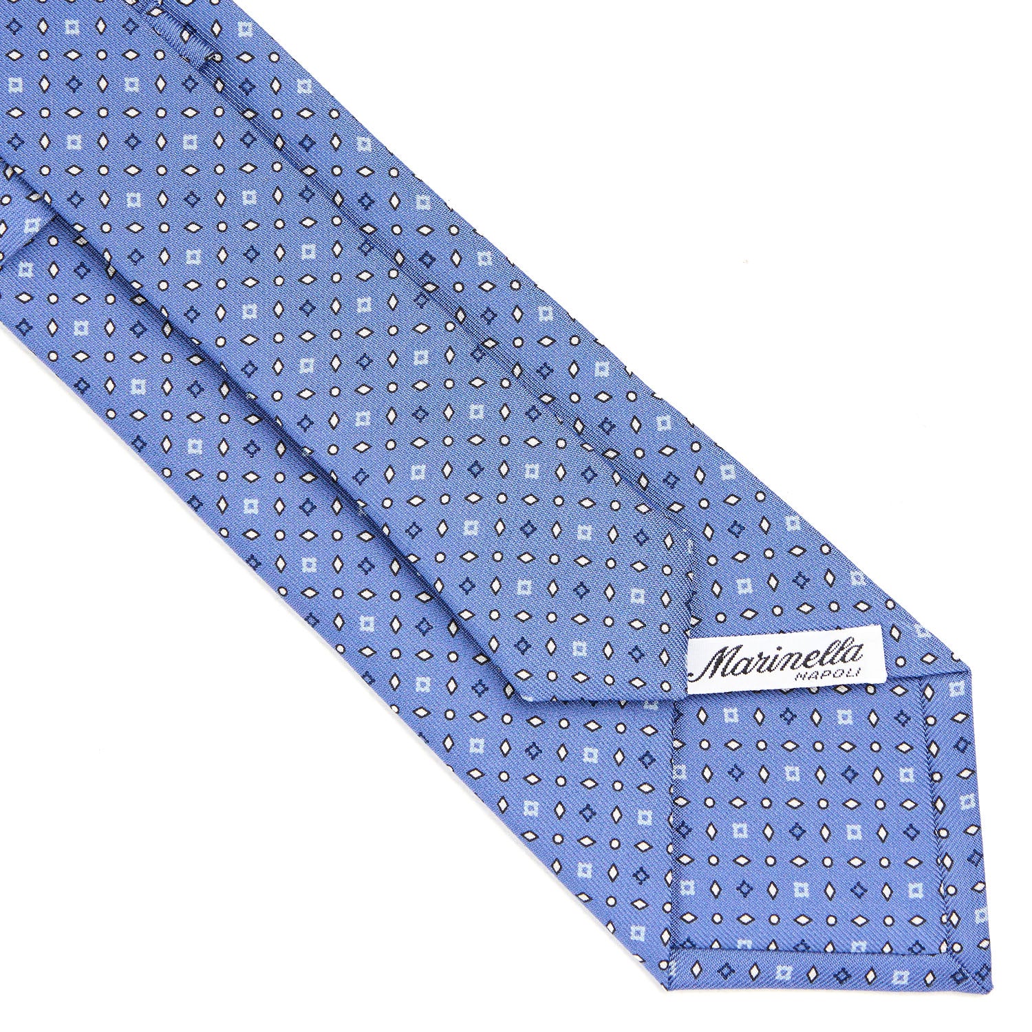 POWDER BLUE CLASSIC SILK TIE - Image 4
