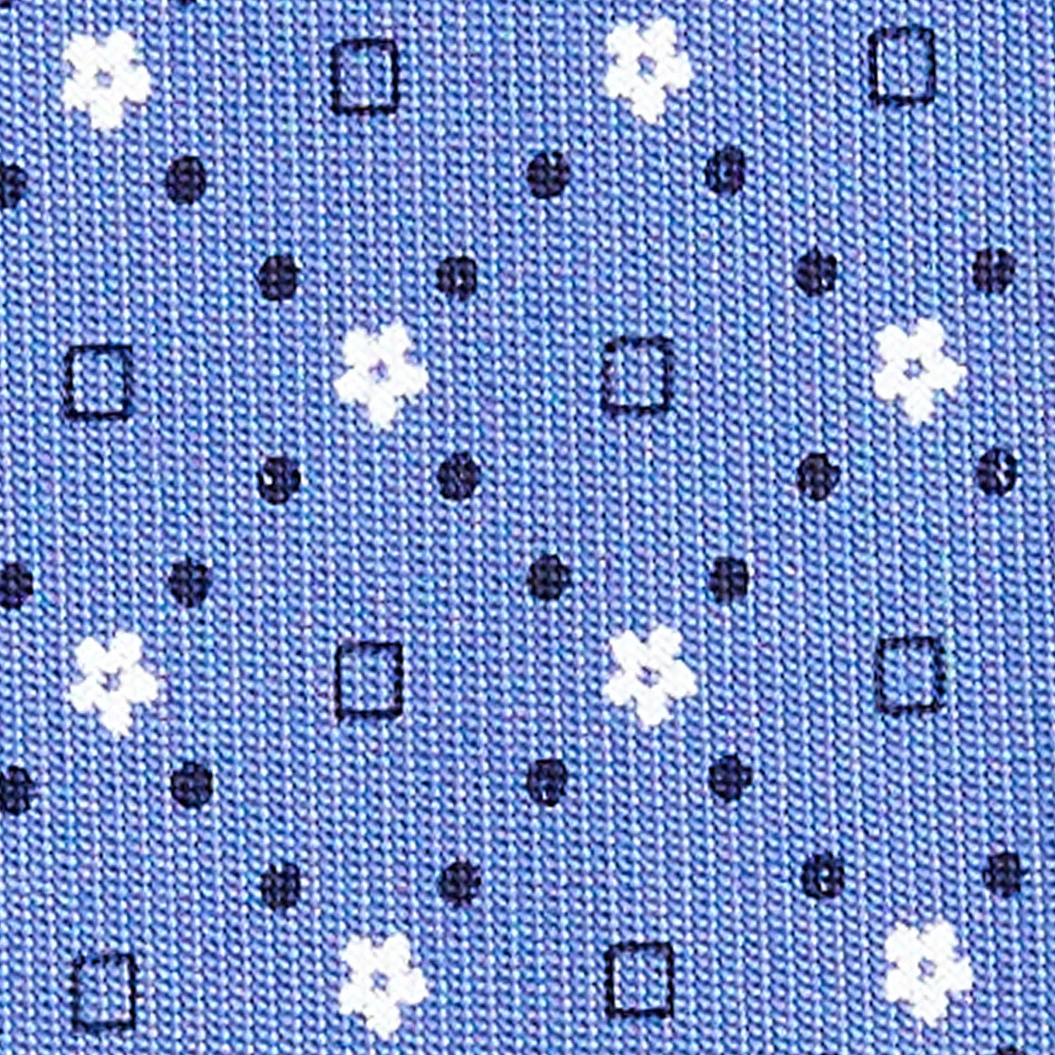 POWDER BLUE CLASSIC SILK TIE - Image 5