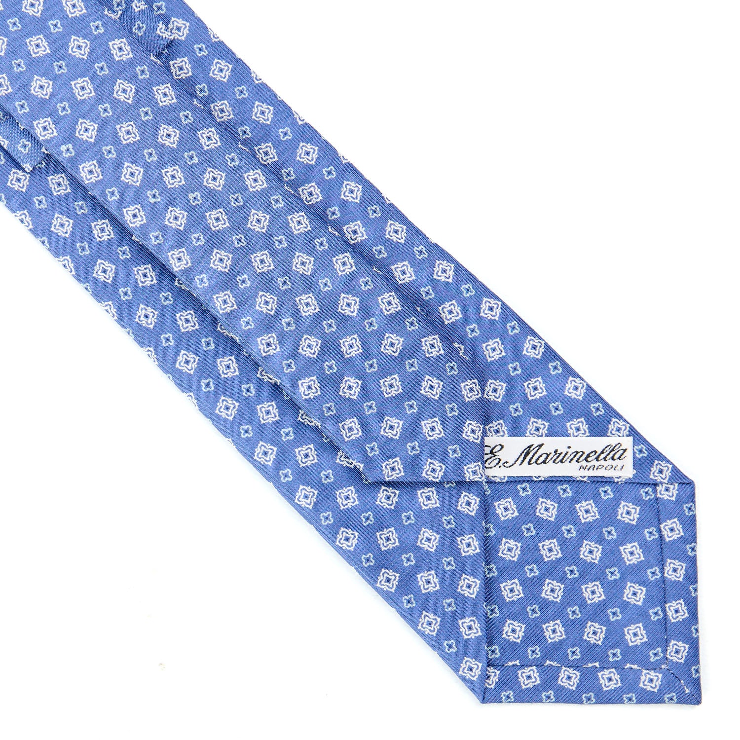 POWDER BLUE CLASSIC SILK TIE - Image 4
