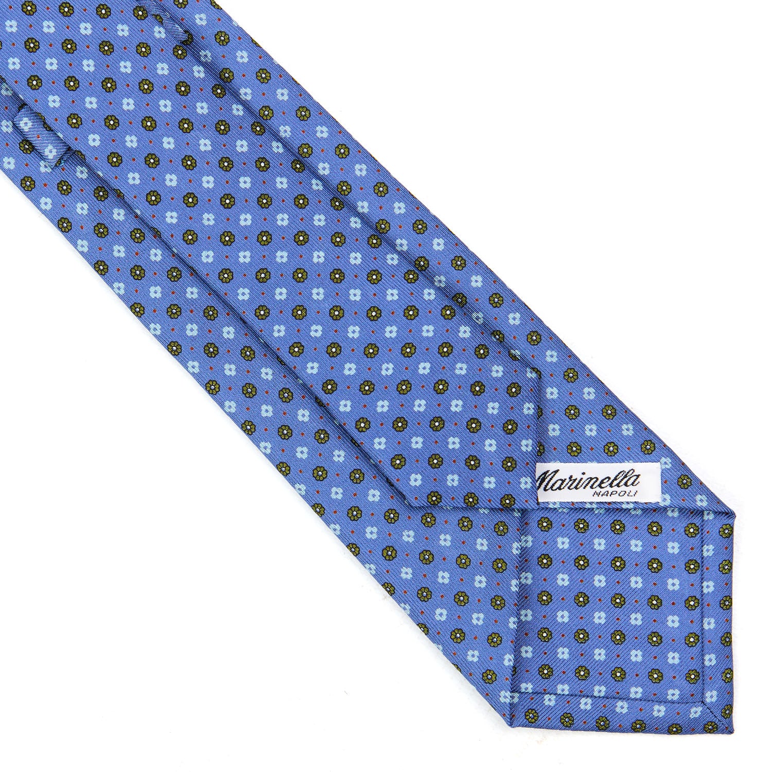 POWDER BLUE CLASSIC SILK TIE - Image 4