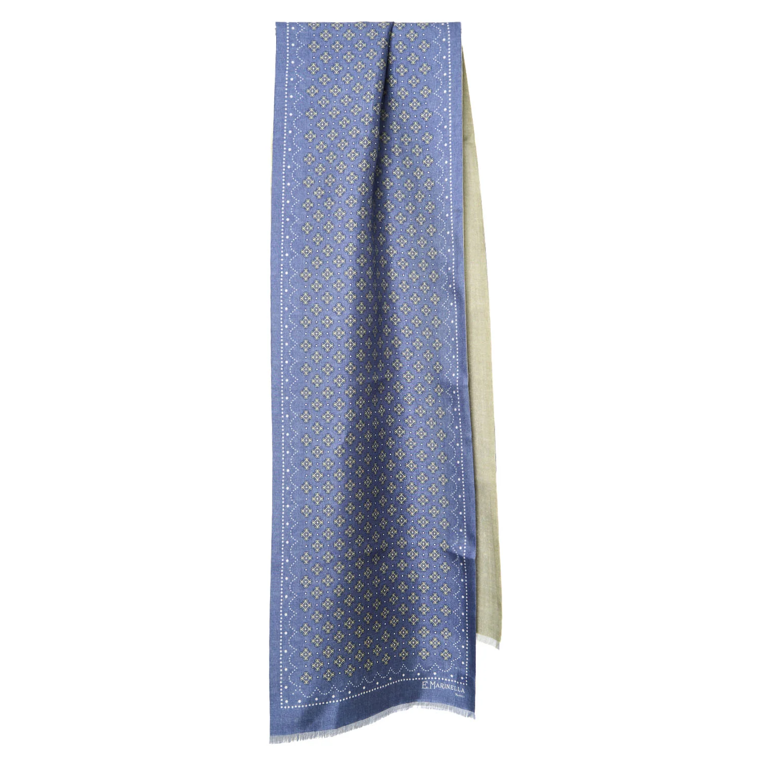 POWDER BLUE DOUBLE SILK SCARF