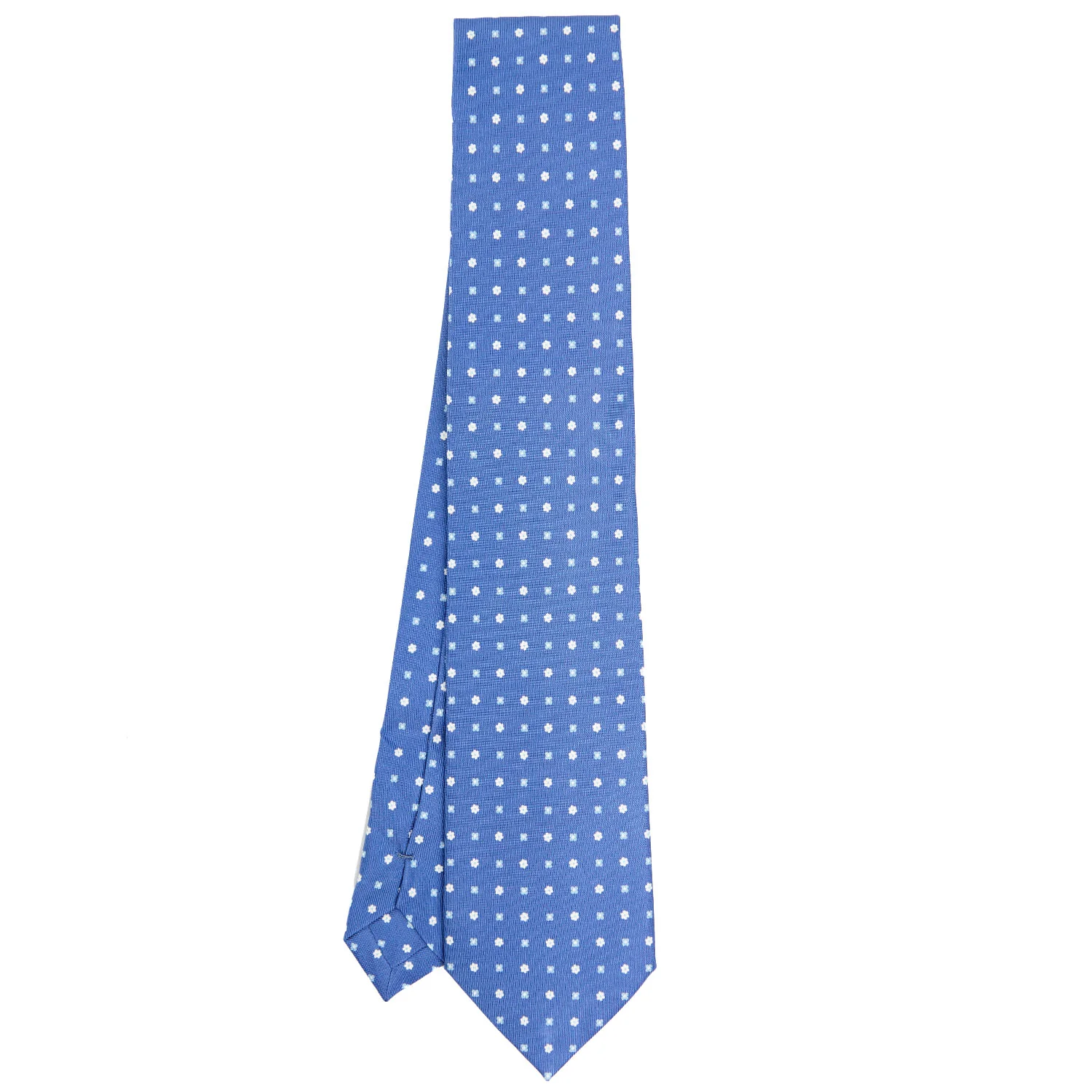 POWDER BLUE EXTRA LONG SARTORIAL SILK TIE - Image 2