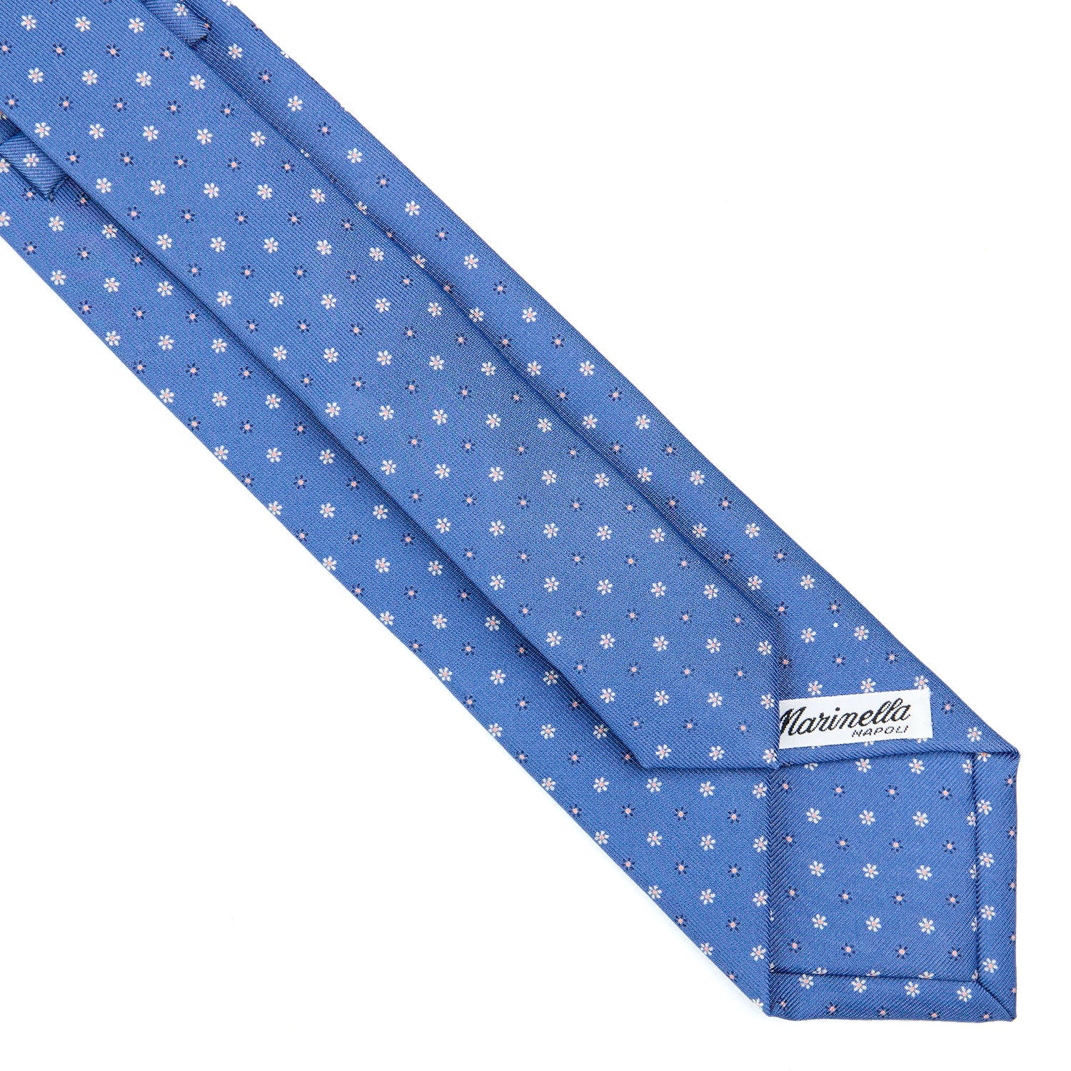 POWDER BLUE EXTRA LONG SARTORIAL SILK TIE - Image 4