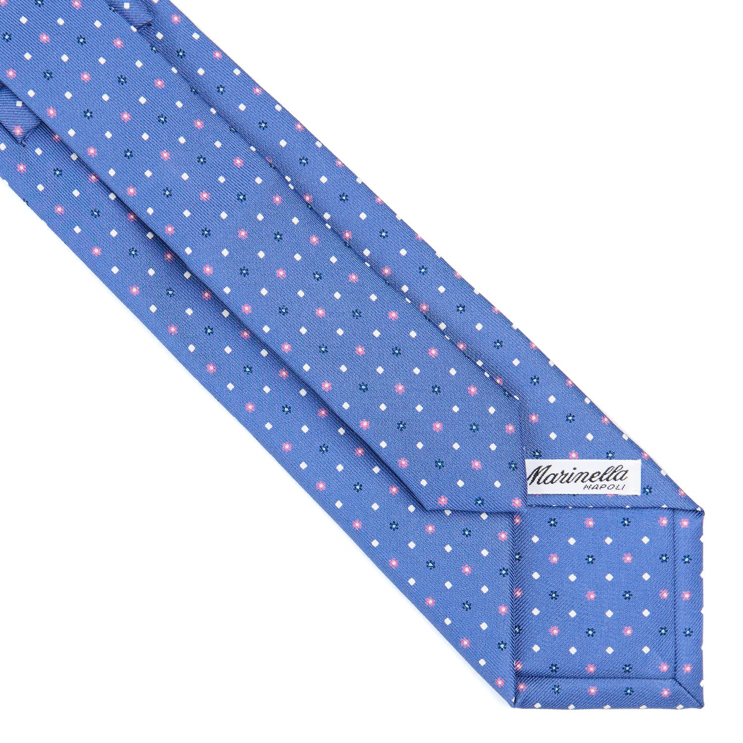 POWDER BLUE EXTRA LONG SARTORIAL SILK TIE - Image 4