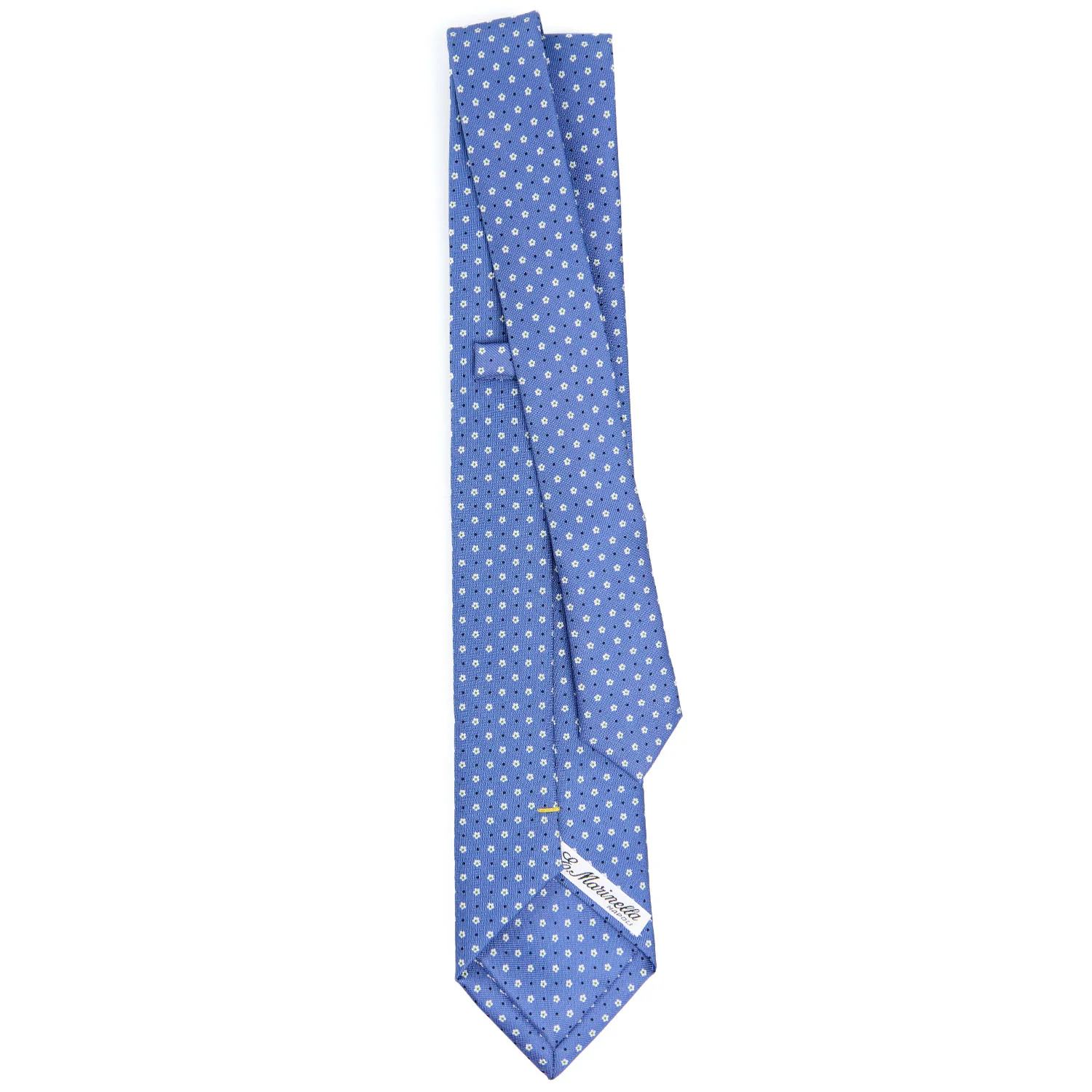 POWDER BLUE EXTRA LONG SARTORIAL SILK TIE - Image 3