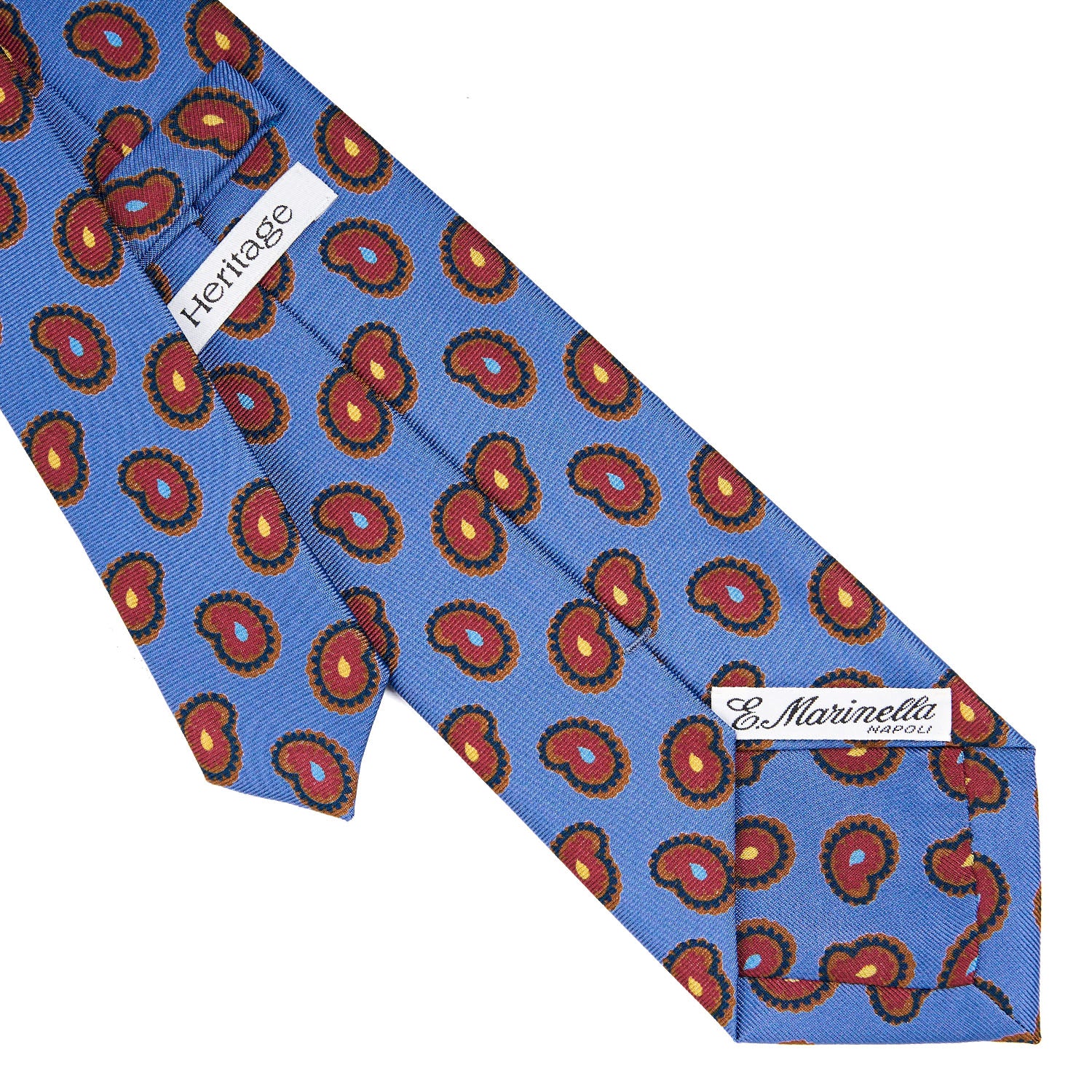 POWDER BLUE SILK TIE - Image 4