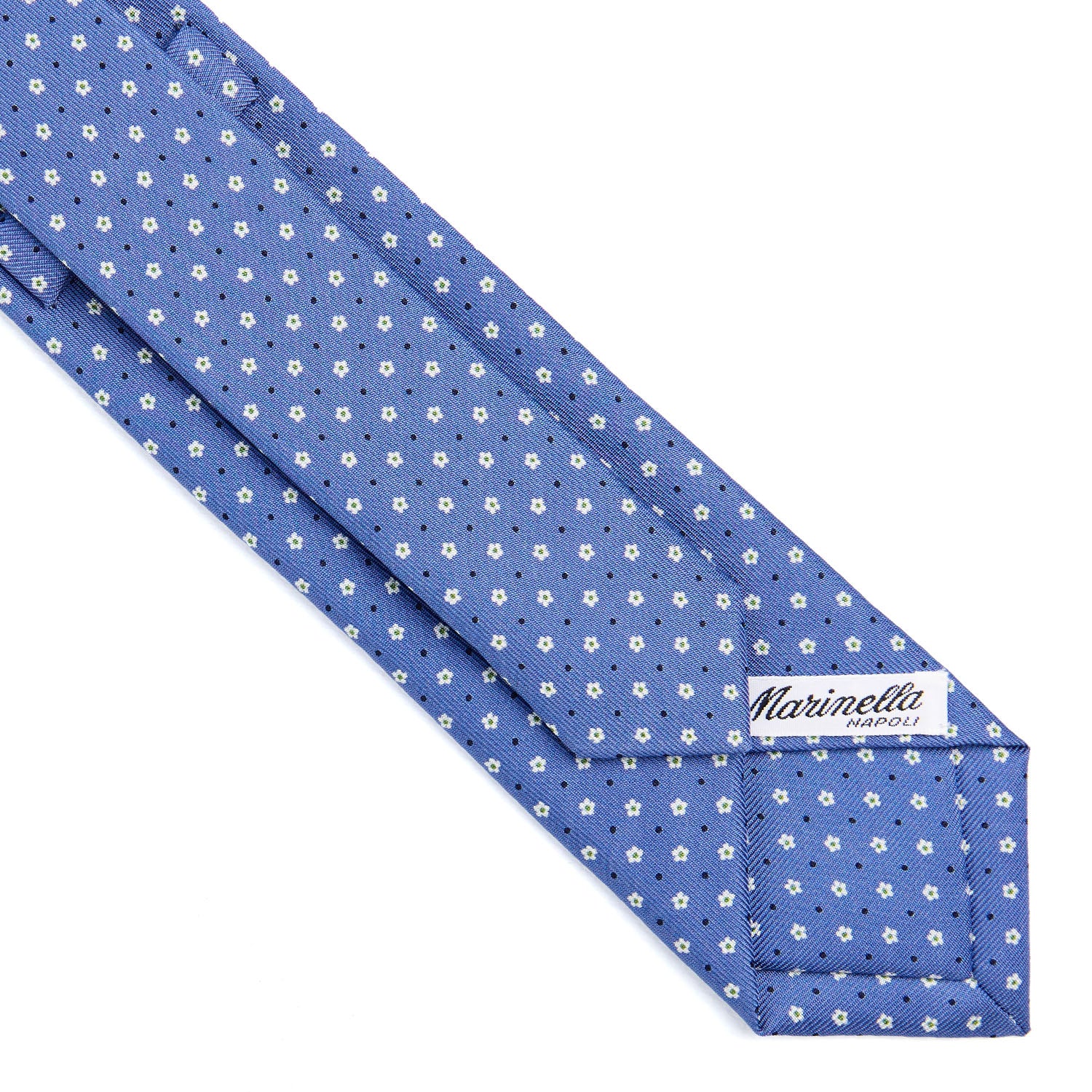 POWDER BLUE SARTORIAL 7 CM SILK TIE - Image 4