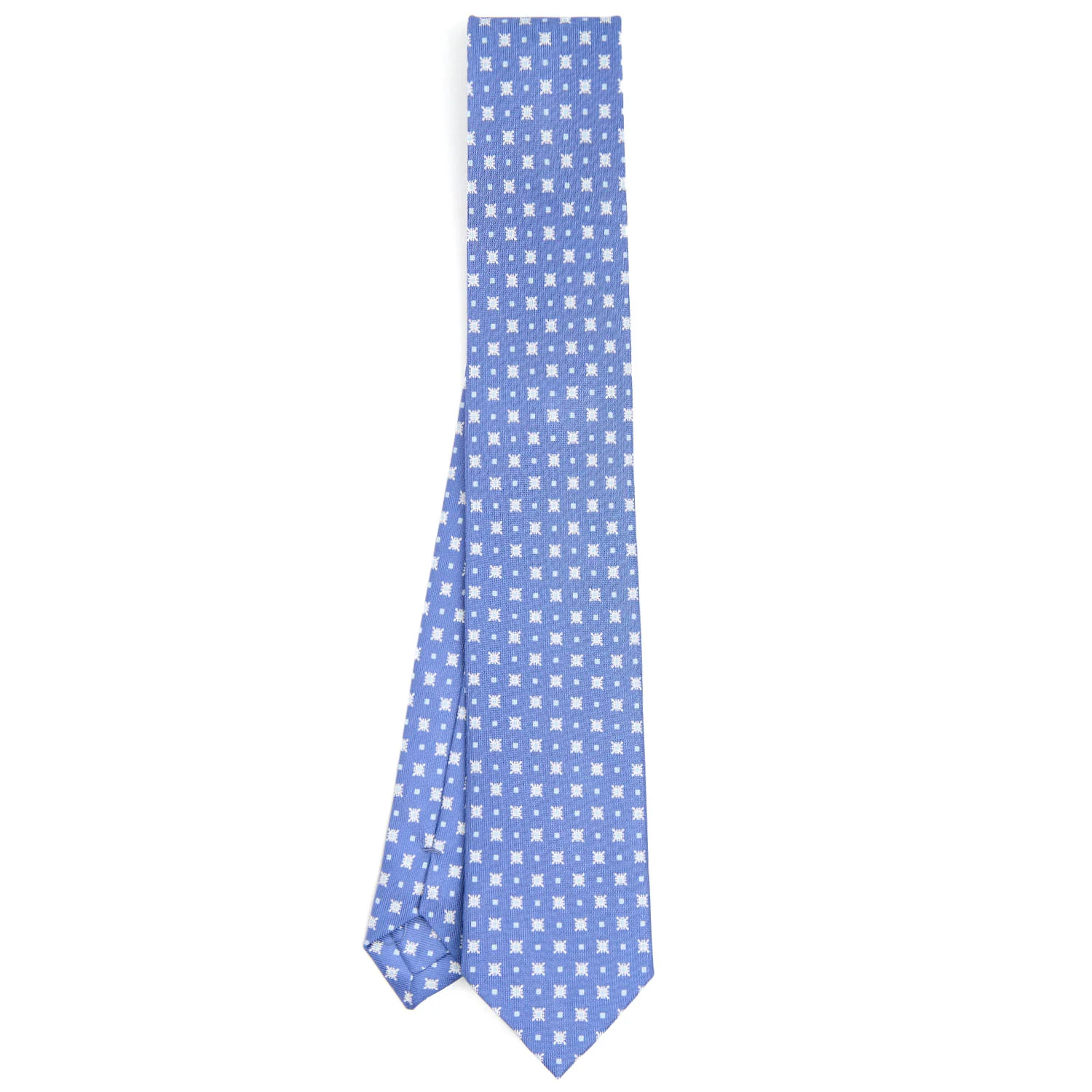 POWDER BLUE SARTORIAL 7 CM SILK TIE - Image 2
