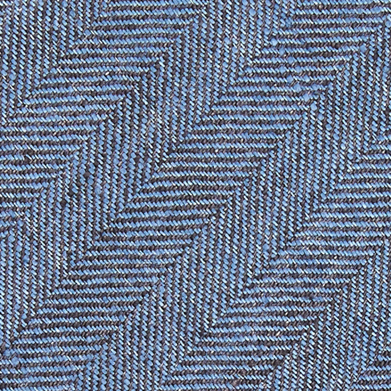 POWDER BLUE SARTORIAL LINEN AND COTTON TIE - Image 5