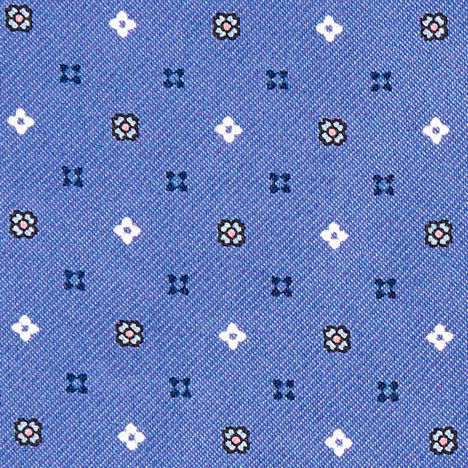 POWDER BLUE SILK ASCOT TIE - Image 2